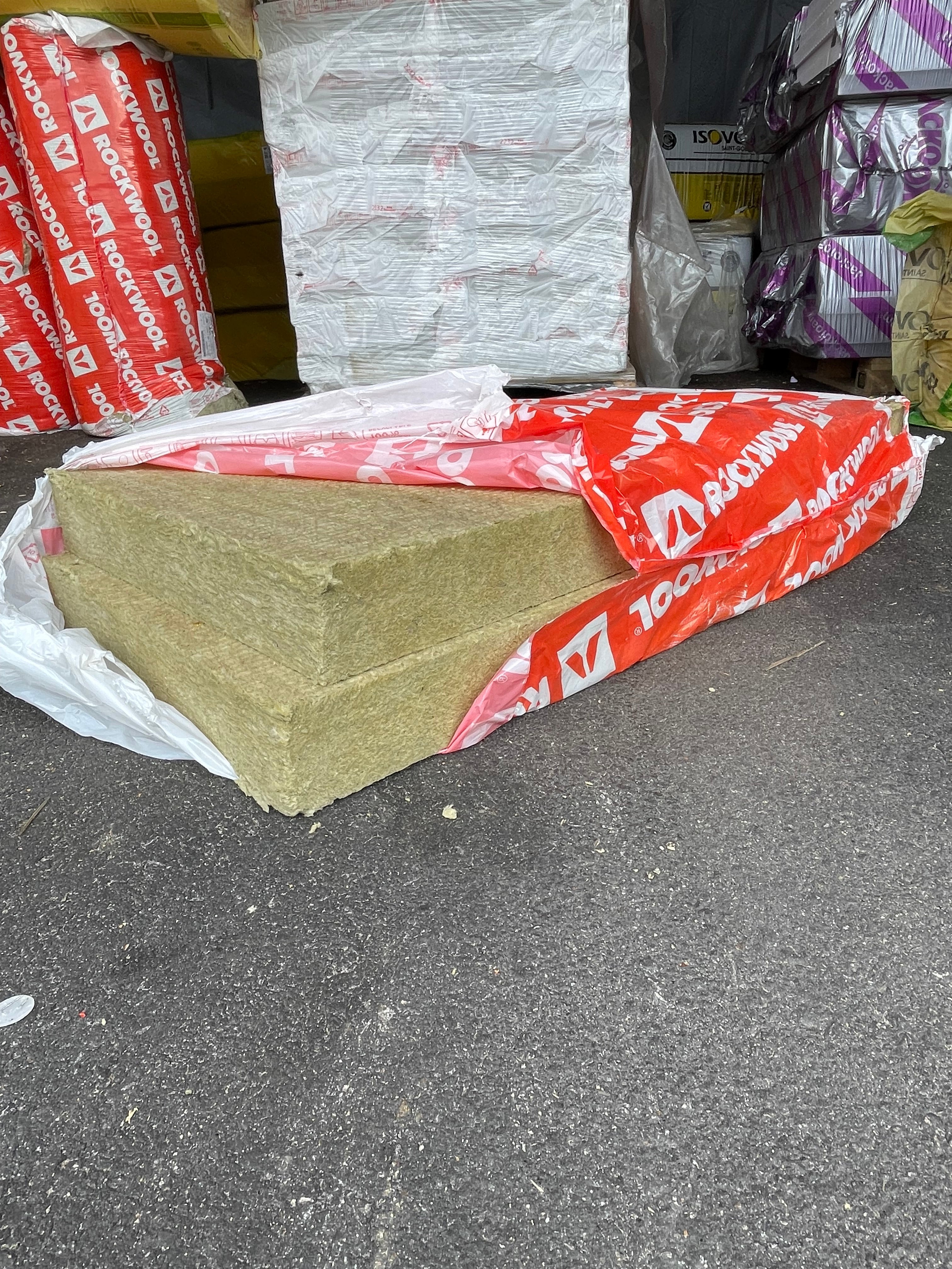 Markskiva rockwool 1200x600x100mm