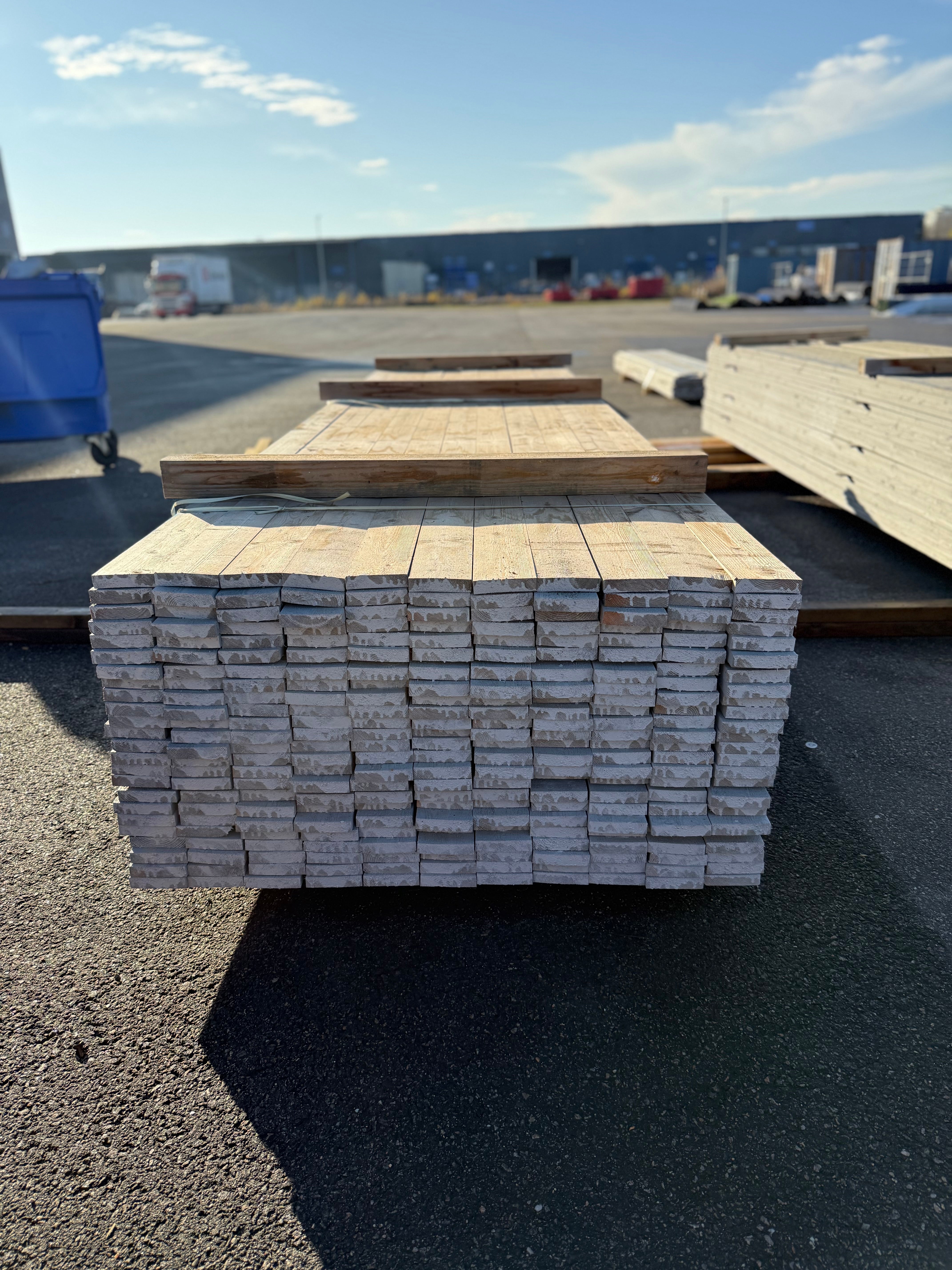 Paket Finsågad Panel 21x95mm – 264 st 4,80 m (Gran, NCS S3000-N)