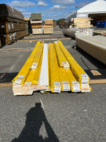 Parti Finsågad Slätspont 15x120mm 3,60m- 9 paket Furu Vit Grundmålad