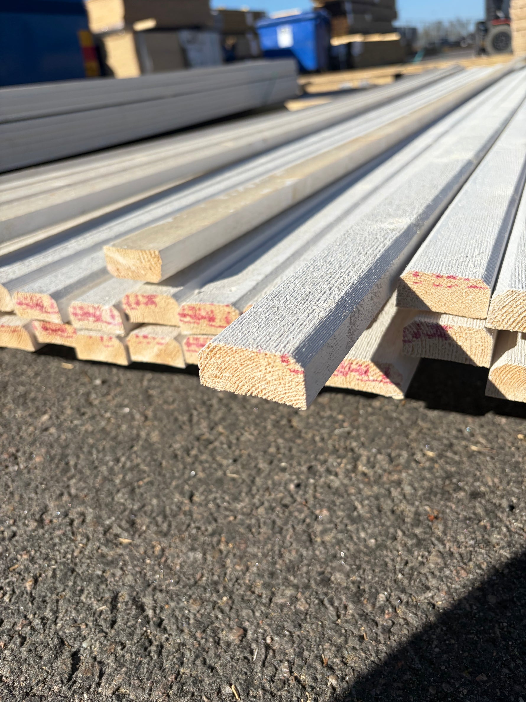Paket Lockläkt 22x45mm 53st 3,6m- Grundmålad