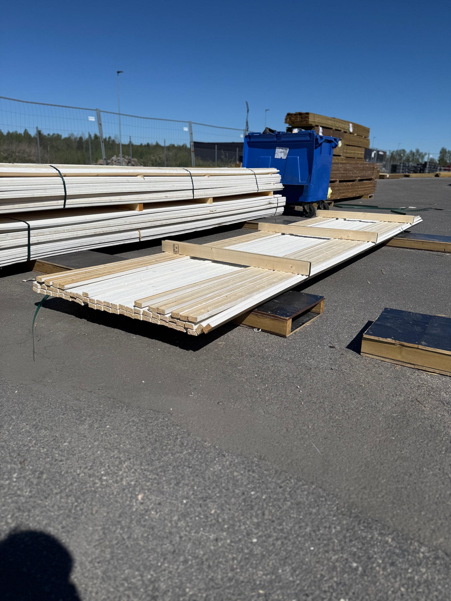 Paket Lockläkt 22x45mm, 55st 4.20m- Grundmålade