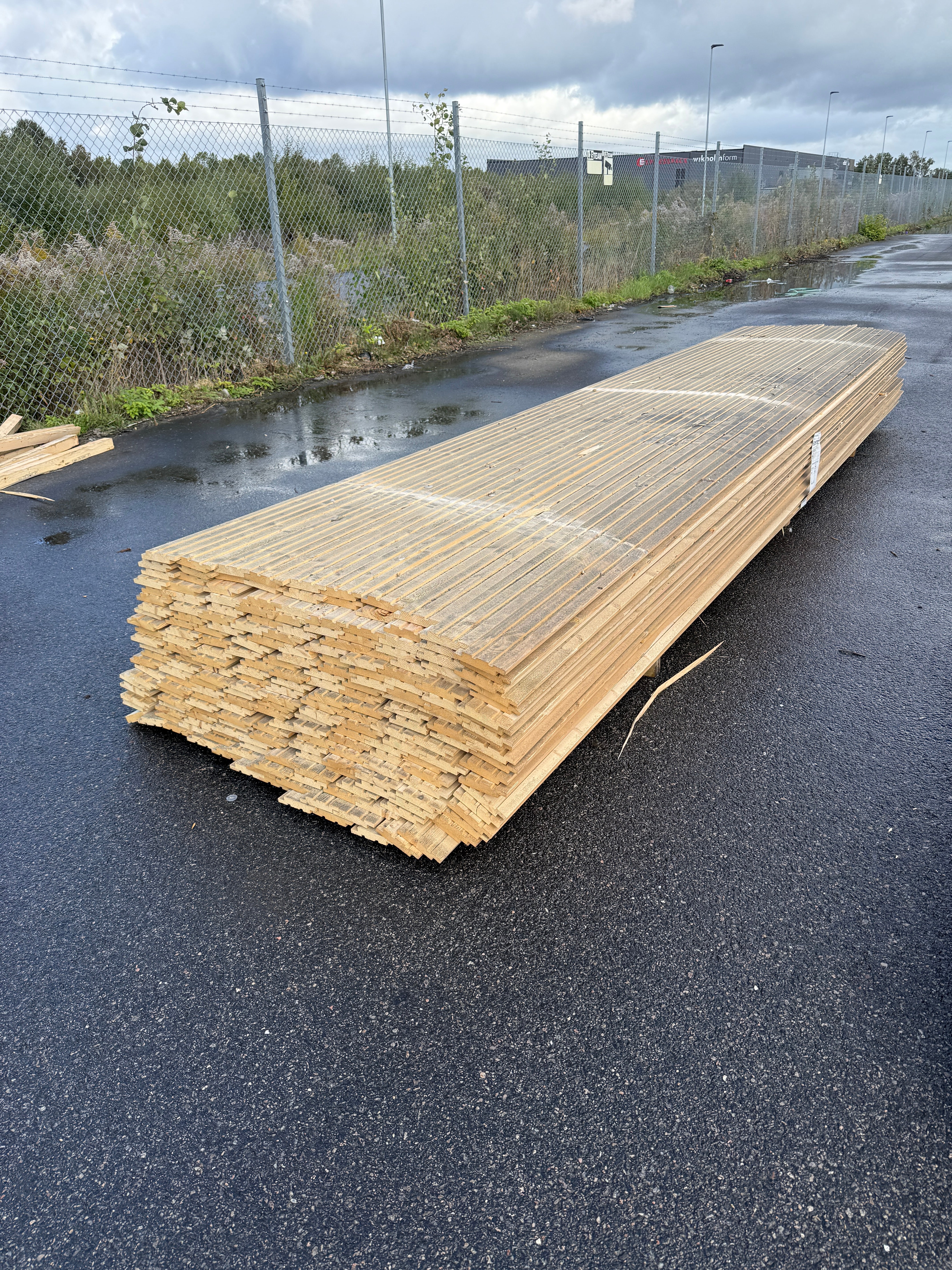 Paket Ytterpanel 21x115mm, 220st 4,80m- Obehandlad