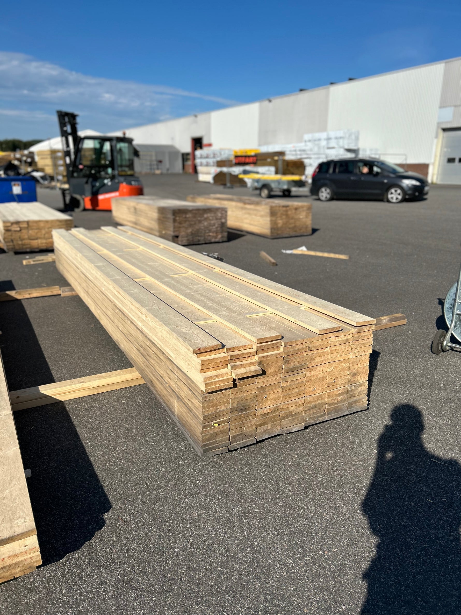 Paket Finsågade Brädor 22x145mm, 151st 4.80m Obehandlad