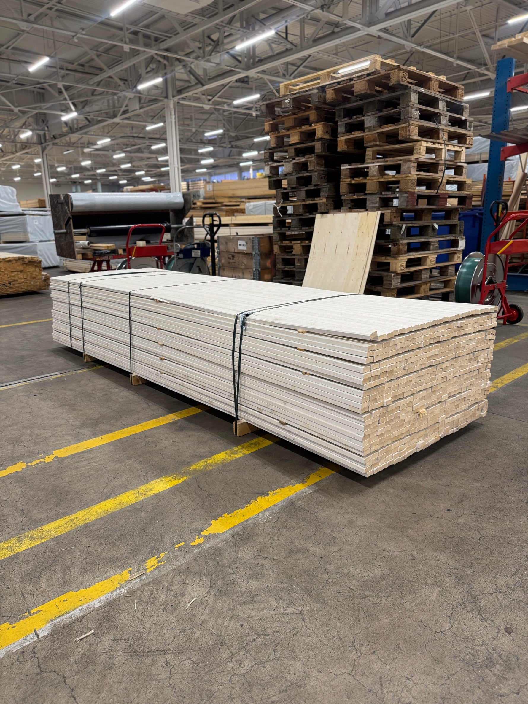 Parti Lockläkt 22x45mm, 528st 3.6m- Grundmålade