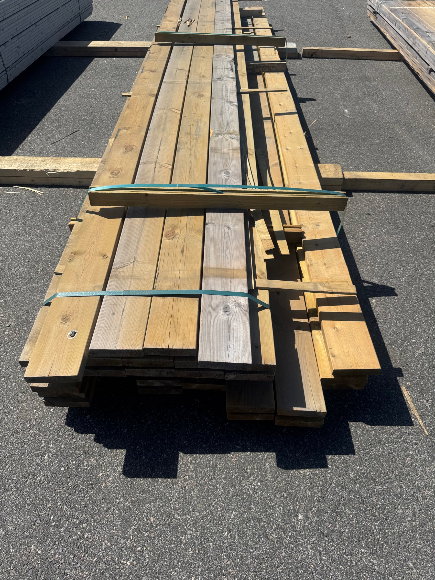 Paket Tryckimpregnerad Trall 34x145 mm, 31 st 5,40 m + 17 st 5,10 m