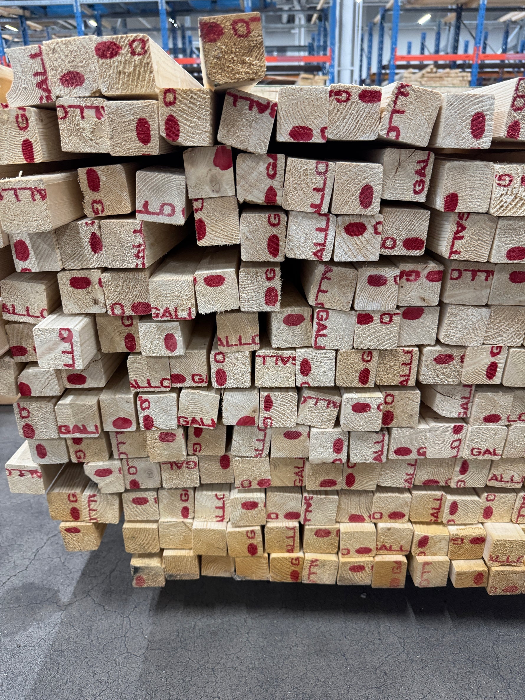 Paket Reglar 45x45mm, 3,60m, 263st