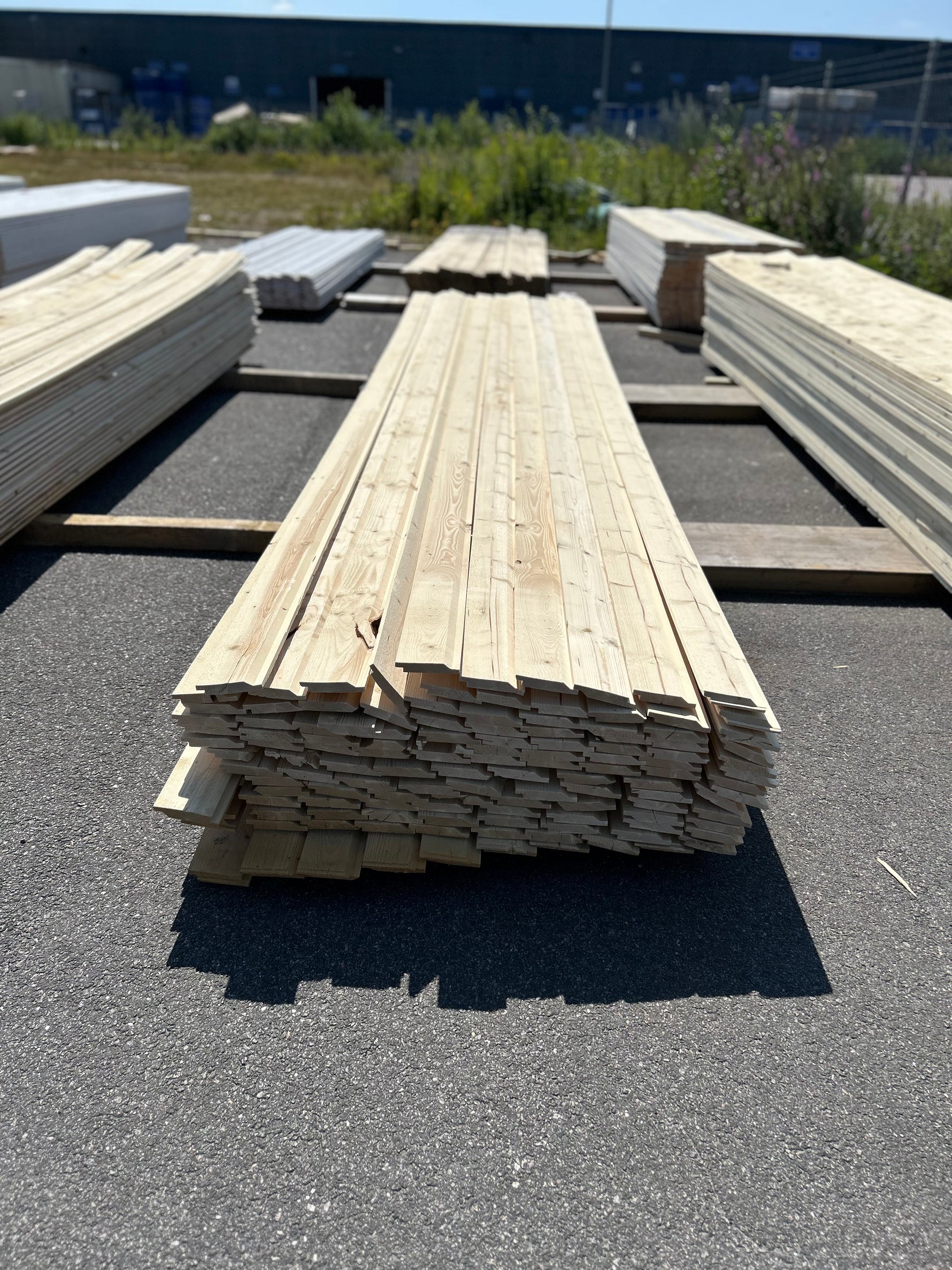 Paket Ytterpanel Enkelfas 22x120mm 4,80m 130st B-kvalitet