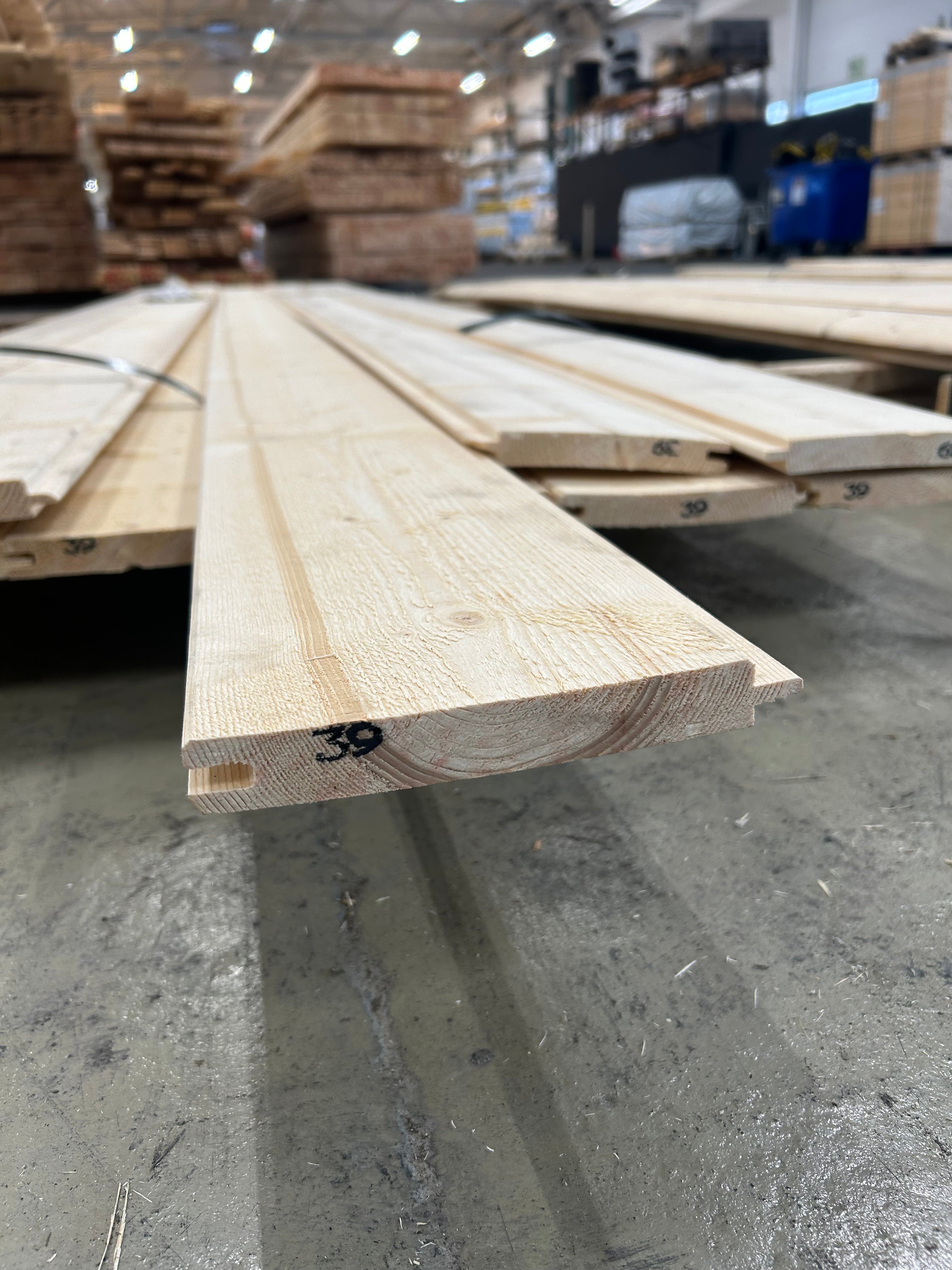 Paket Ytterpanel 22x170mm 11st 3.90m