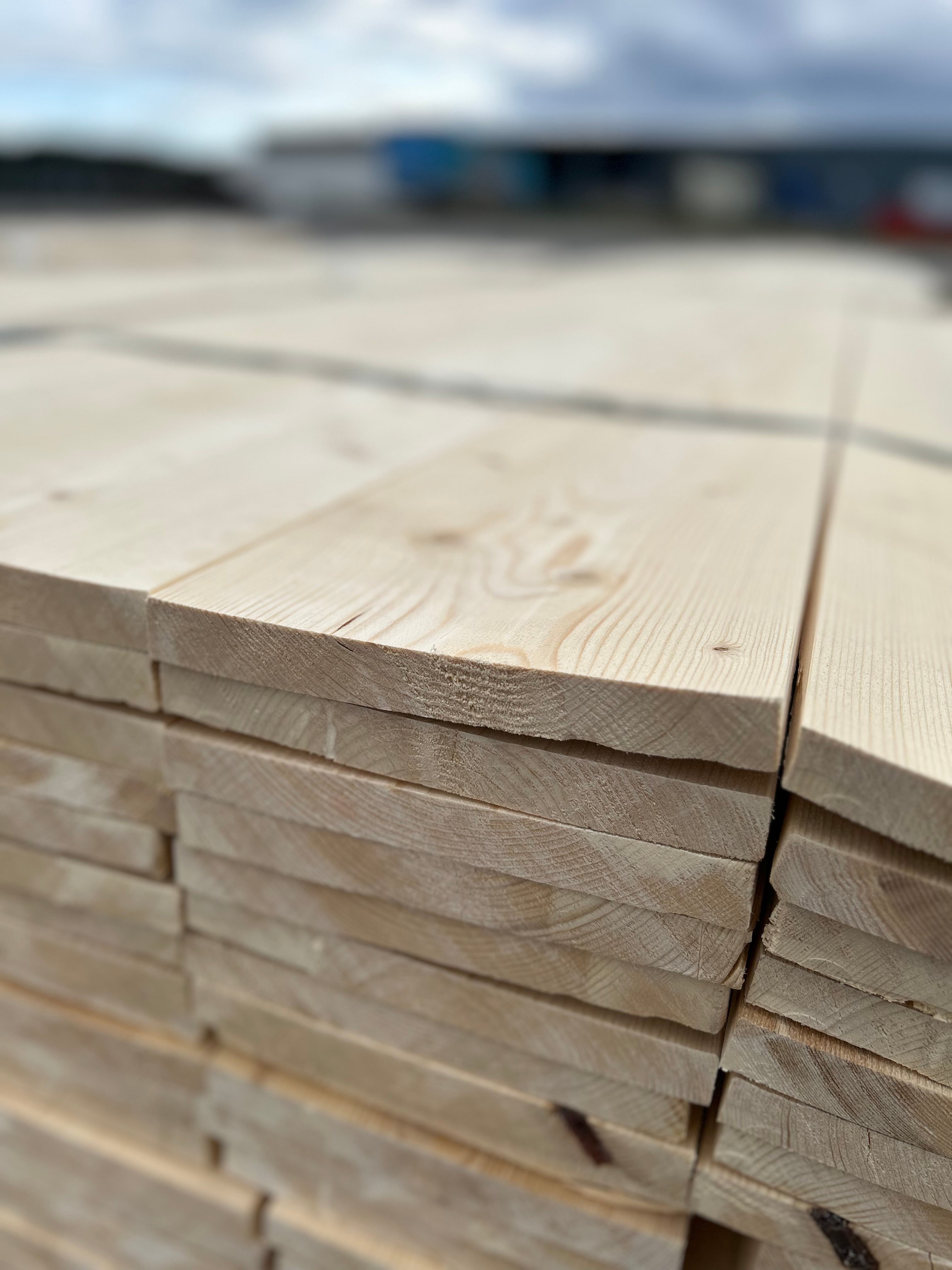 Paket Finsågad Panel 22x195mm 130st 5.40m – Andra sortering