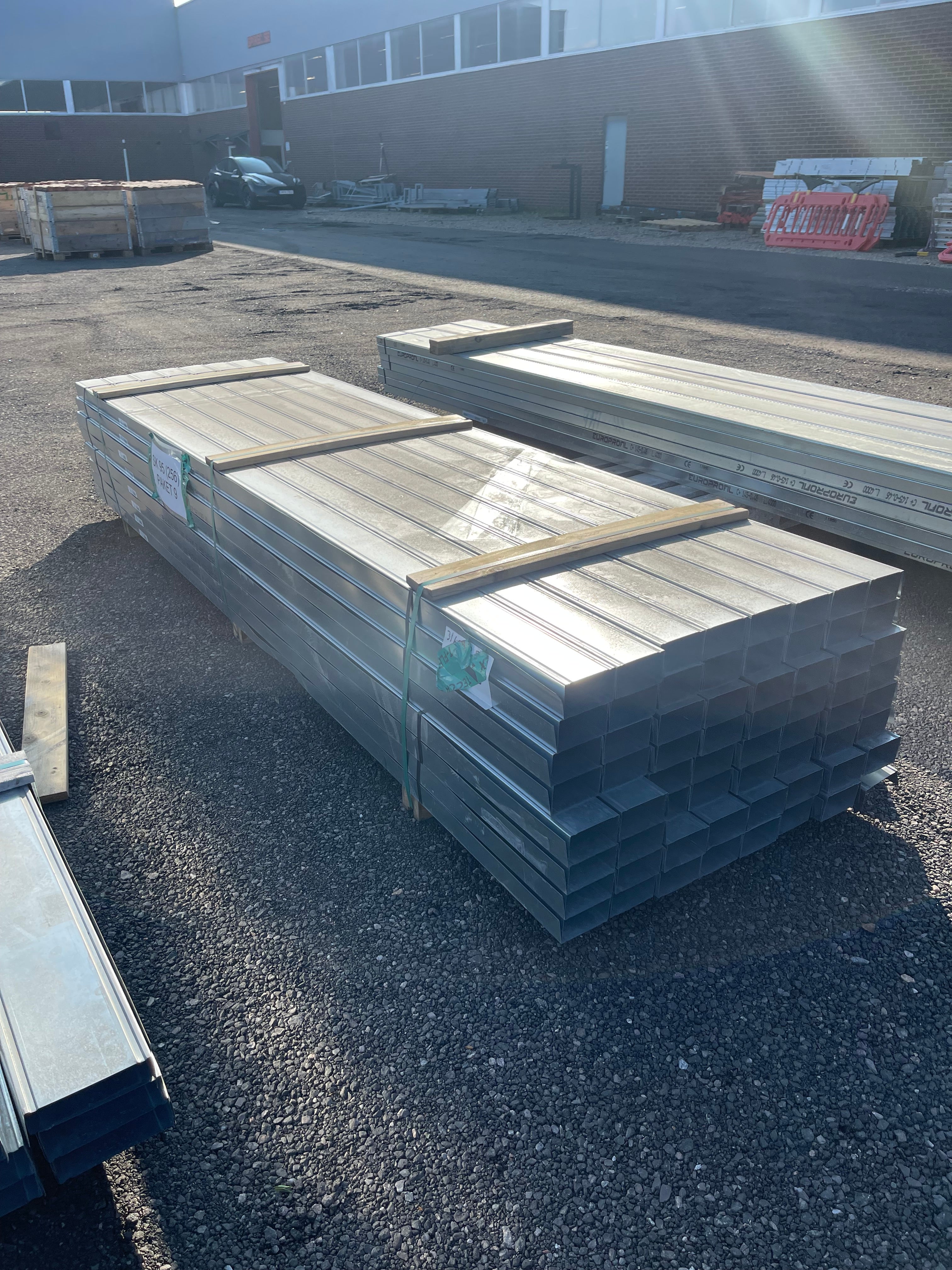 Paket Stålskenor – 55×95 mm – 128 st