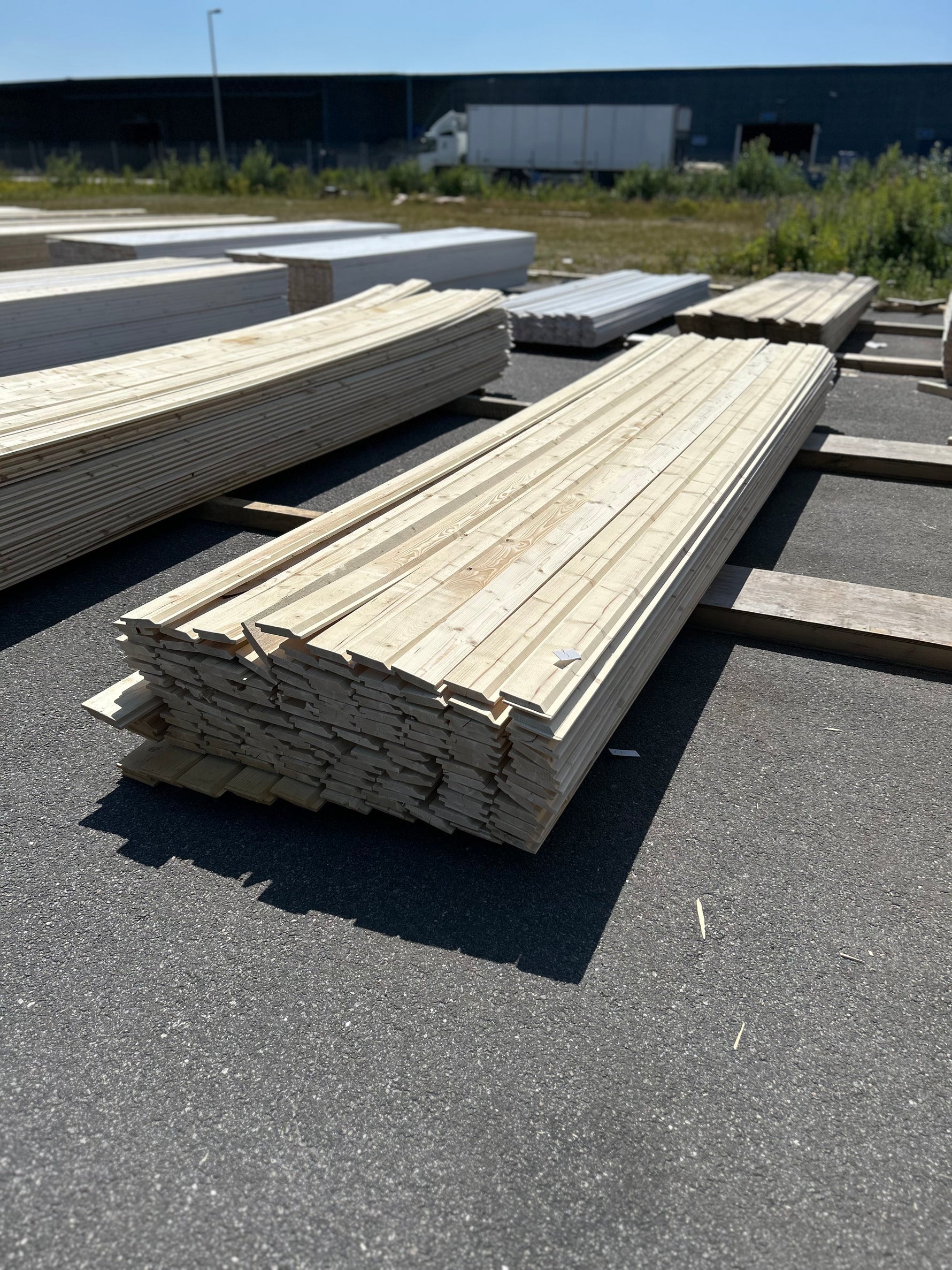 Paket Ytterpanel Enkelfas 22x120mm 4,80m 130st B-kvalitet