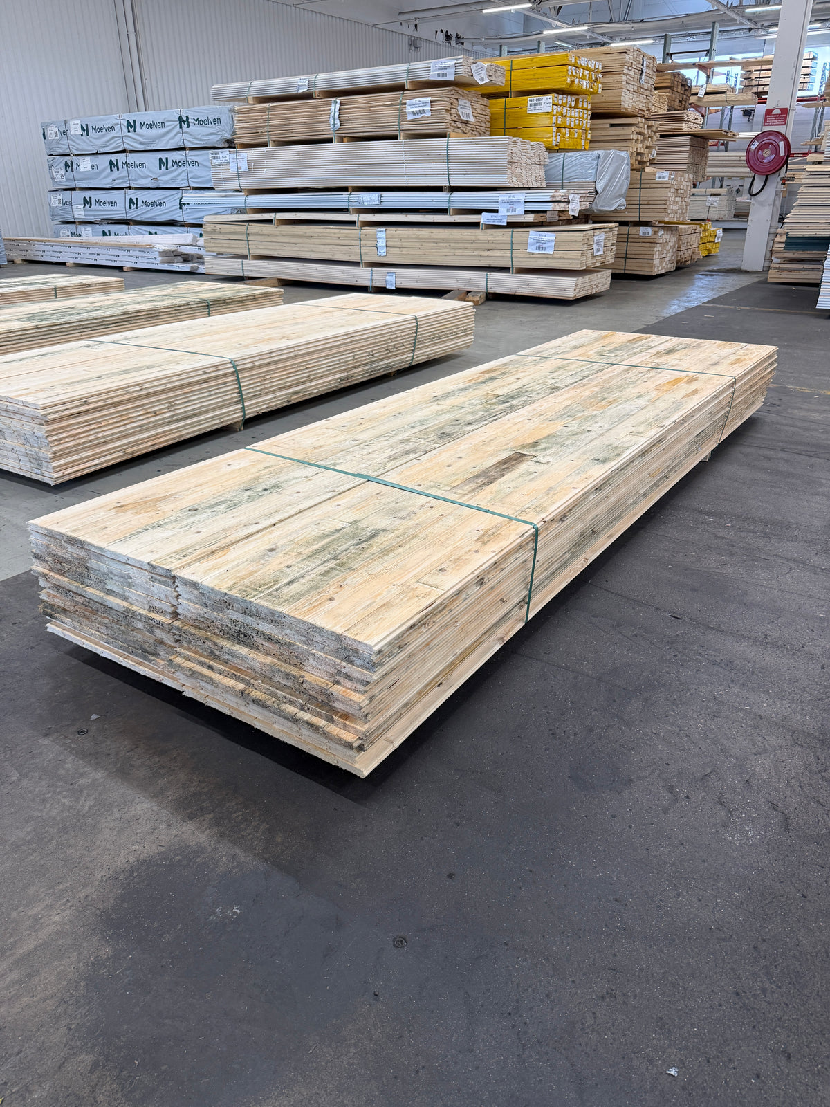 Paket Råspontluckor 20x540x3600mm 30st (Fuktskadat)
