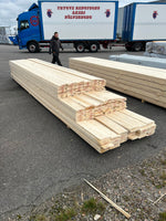 Paket Finsågade Brädor 22x170 mm – 4,20–5,40 m (Andra sortering)