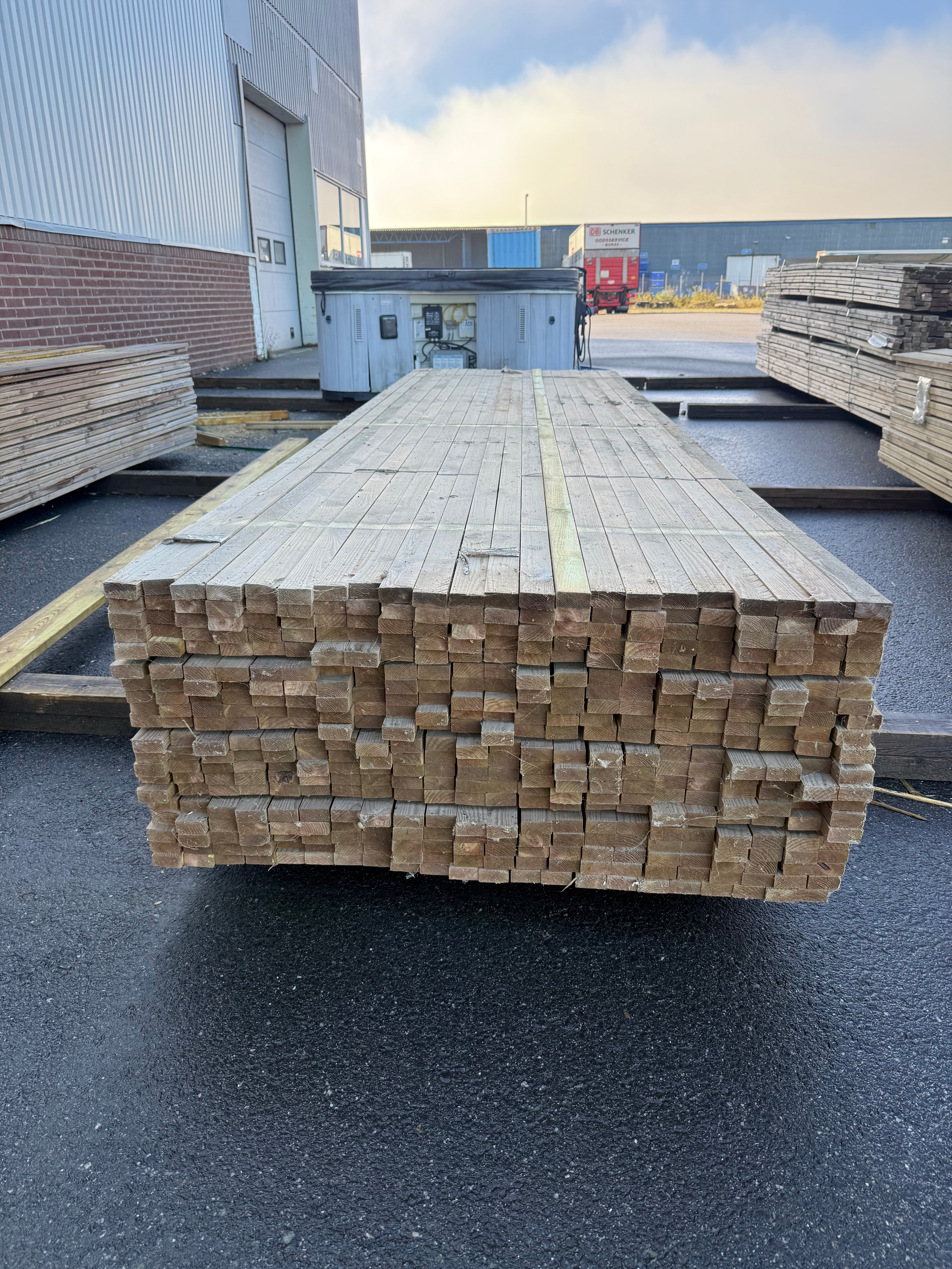 Finsågad Läkt 22x45mm, NTR AB 3.60m (Tryckimpregnerad)