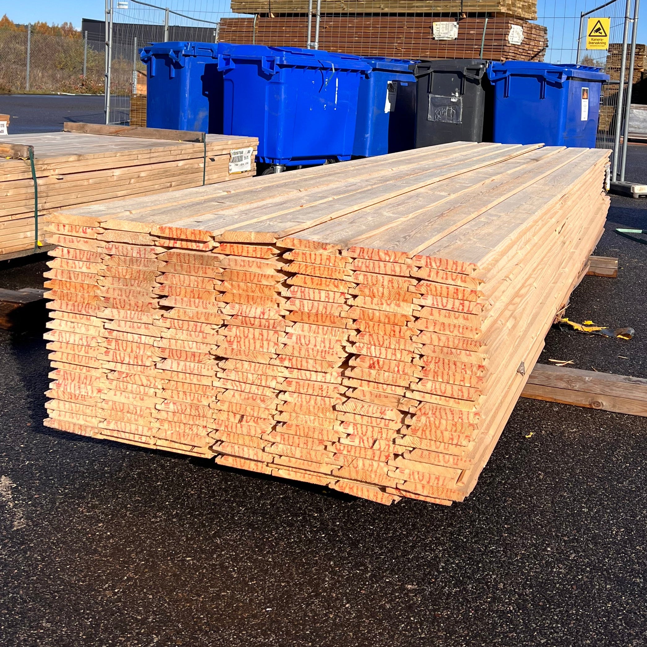 Paket Dubbelfas Halvspont 22x145mm, 154st 4,20m (Obehandlad)