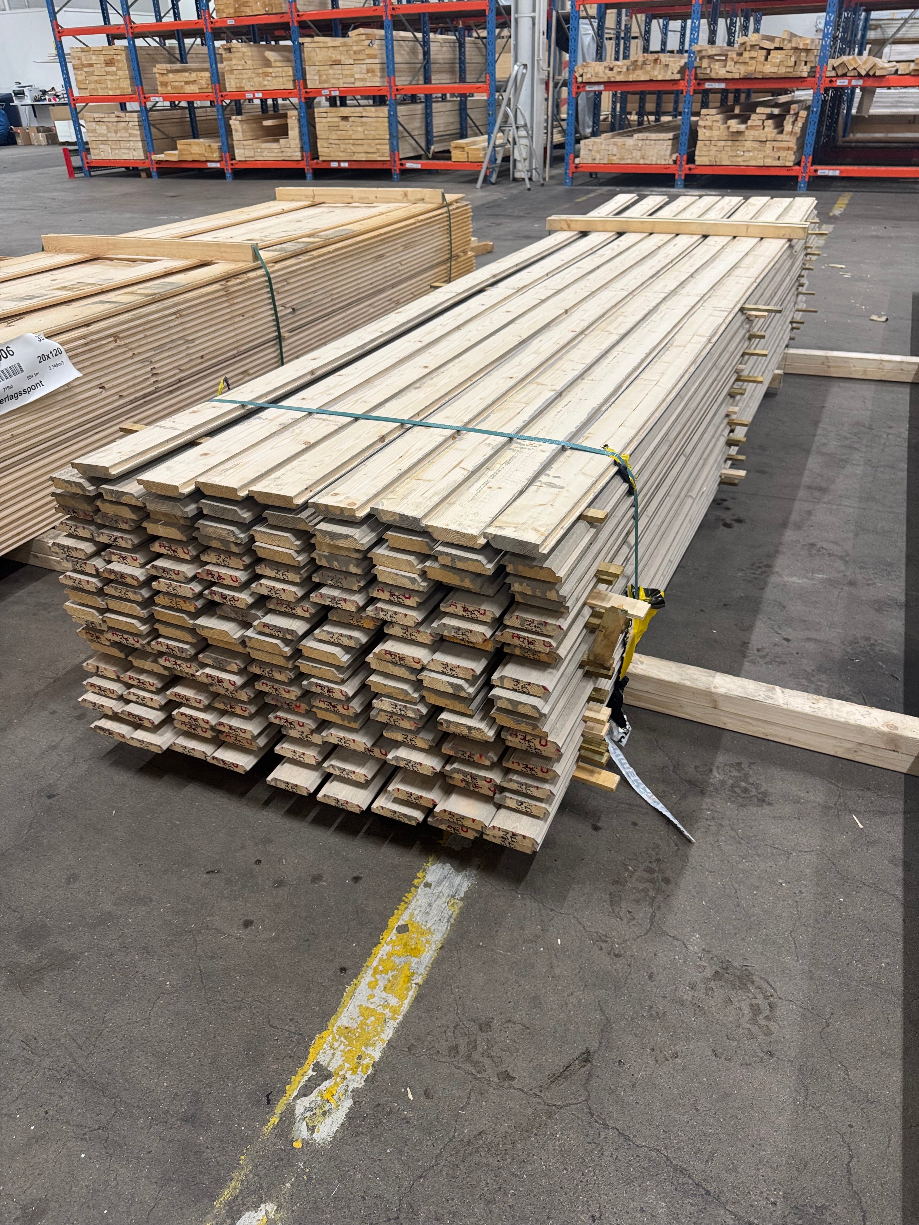 Paket Ytterpanel Dubbelfas 22x95mm – 152 st (3,60 m)