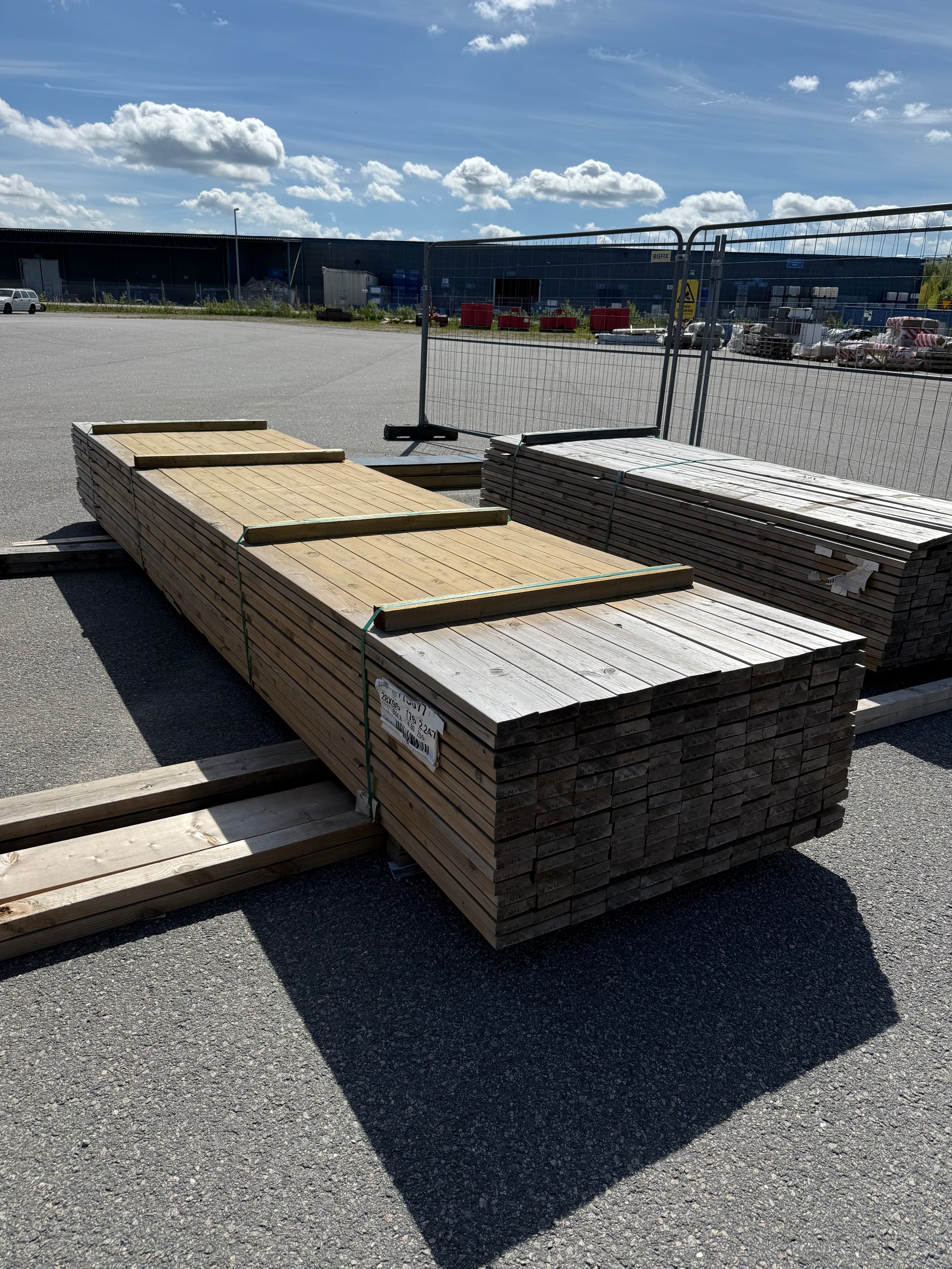 Paket Tryckimpregnerad Trall 28x95mm, 176st 4.80m