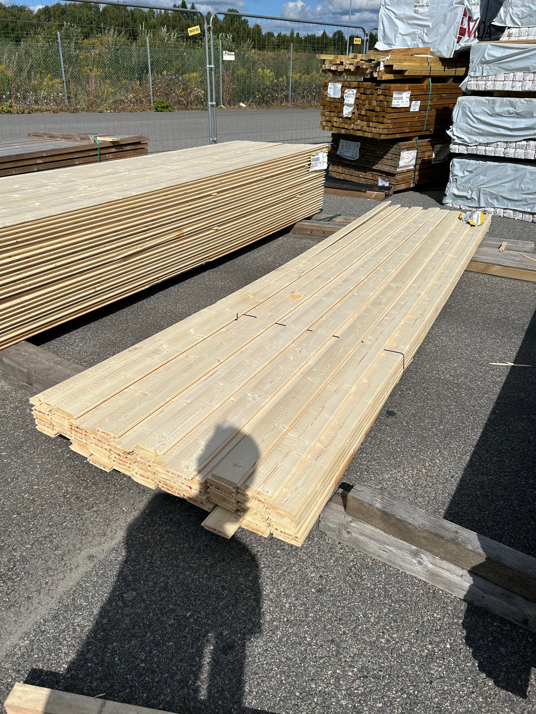 Paket Dubbelfasspont 17x95mm 73st 3.90m Obehandlad