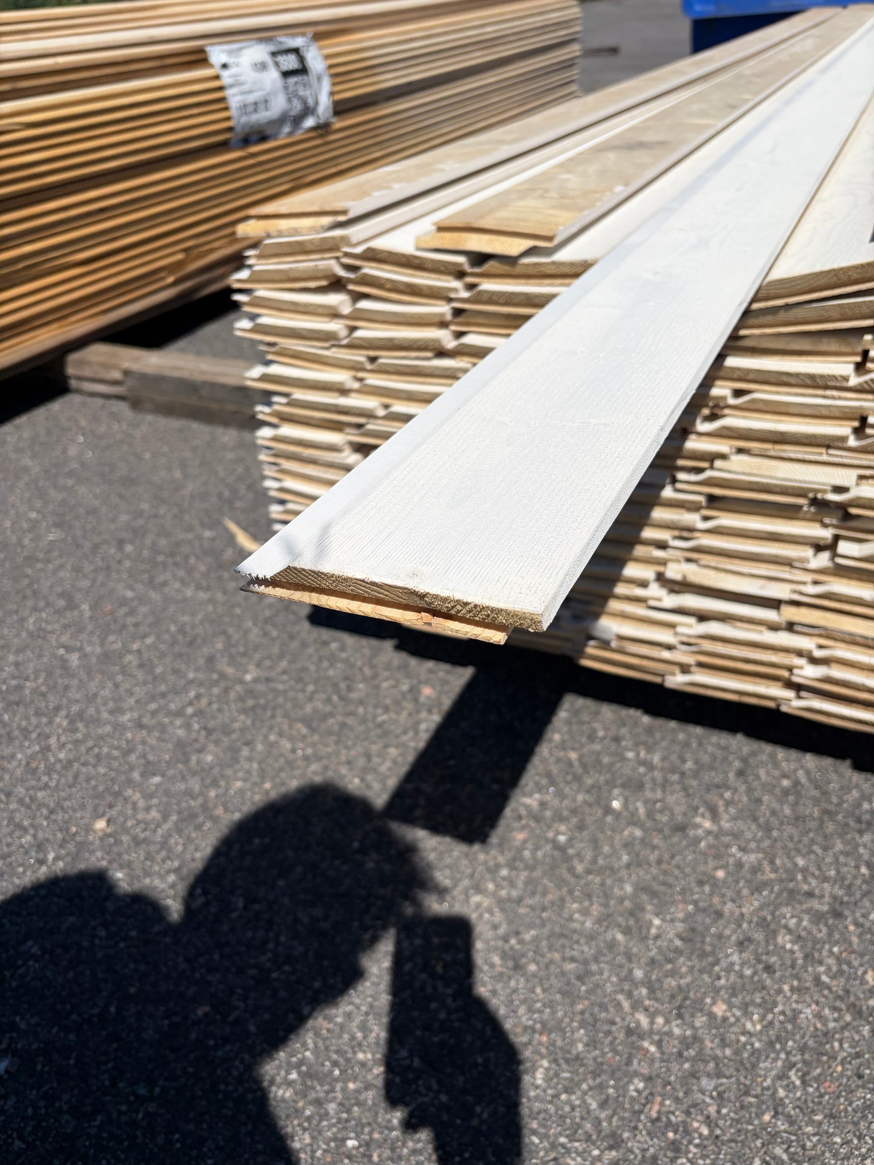 Paket Ytterpanel Enkelfas Fals Ändspont 22x120mm, 185st 3.60m