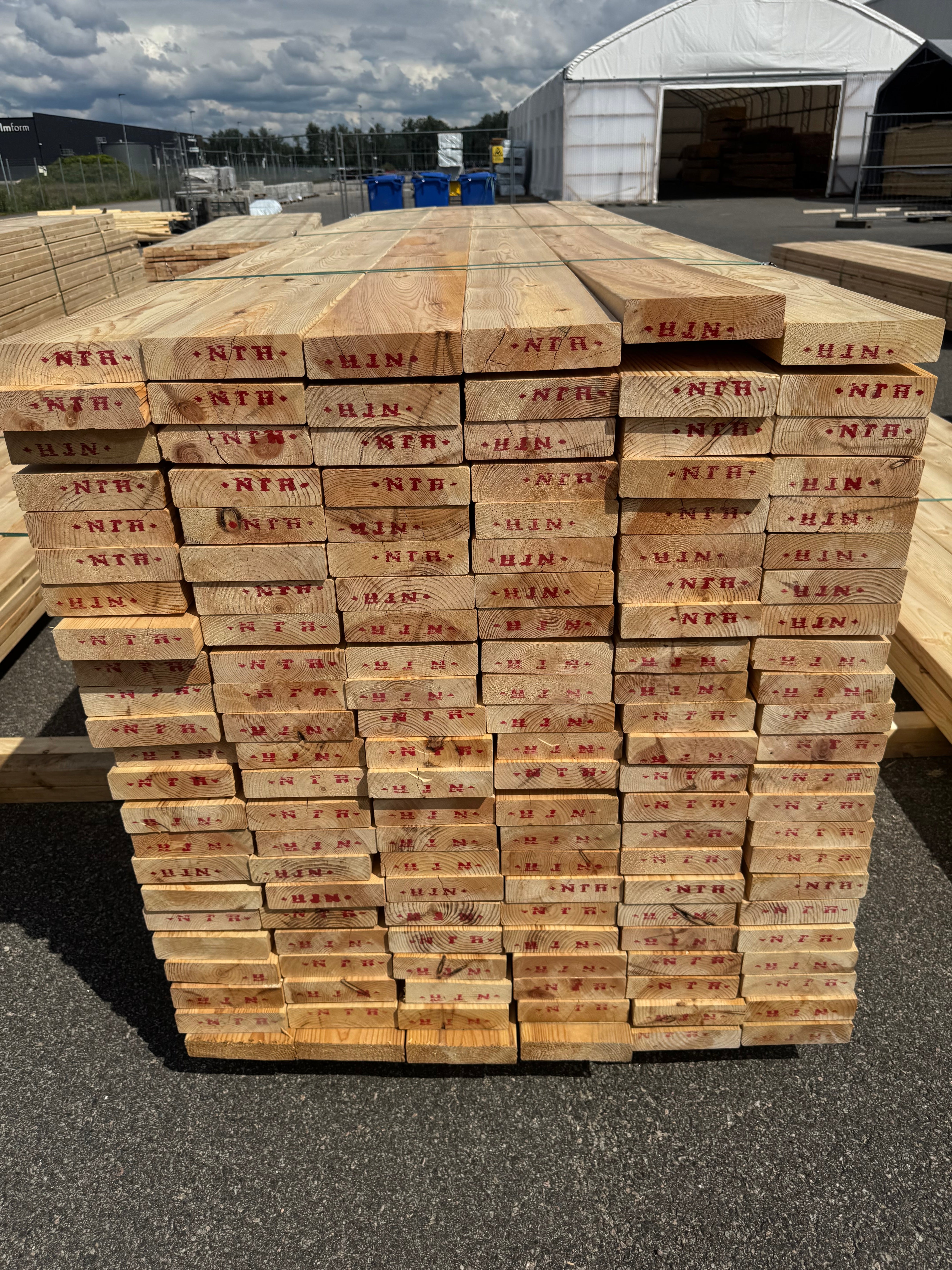 Paket Reglar 45x170 – 138 st (3,60 m, furu)