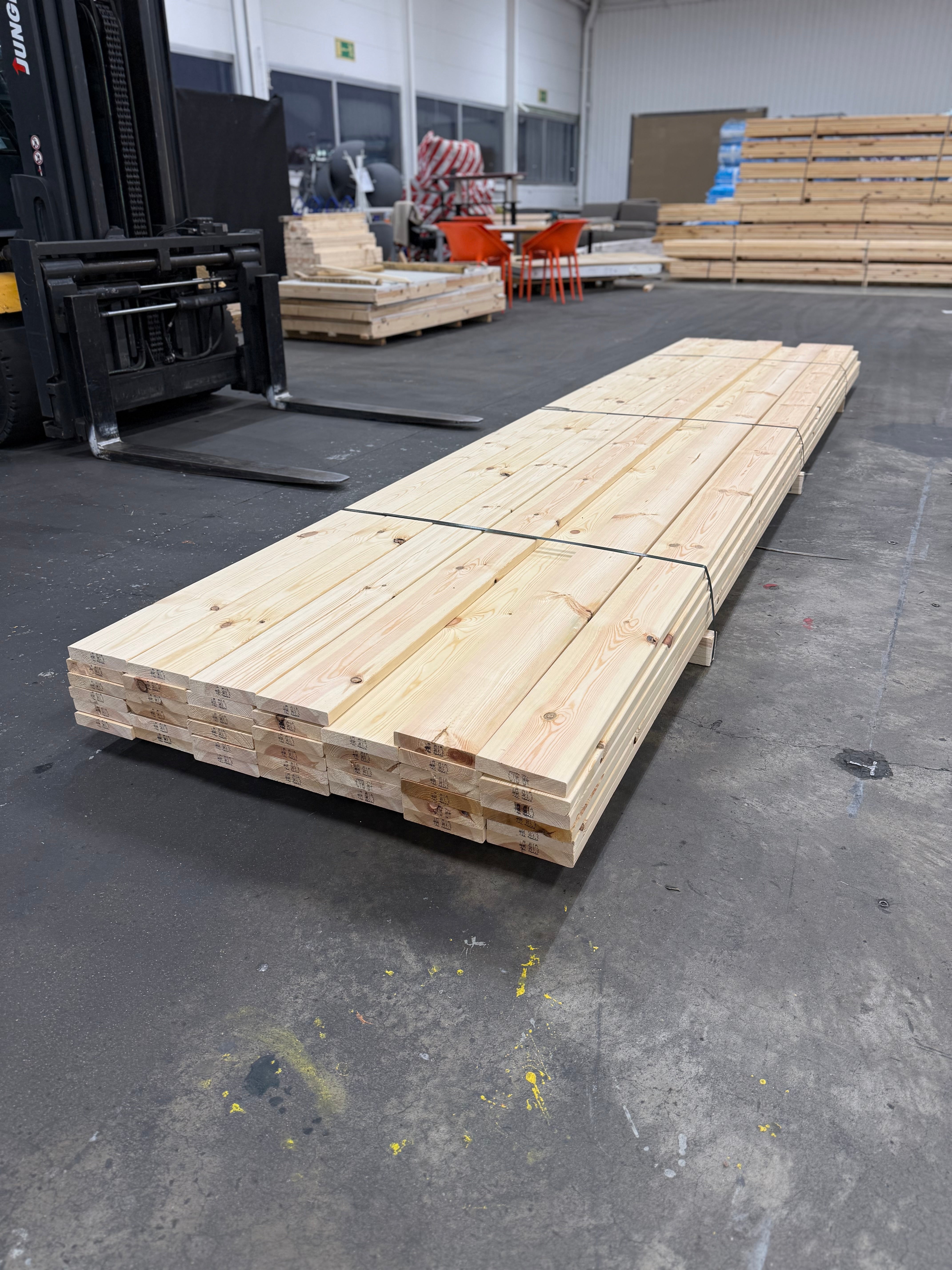 Paket Hyvlade Brädor 27x145mm 4.80m- 41st (Furu) B- sortering