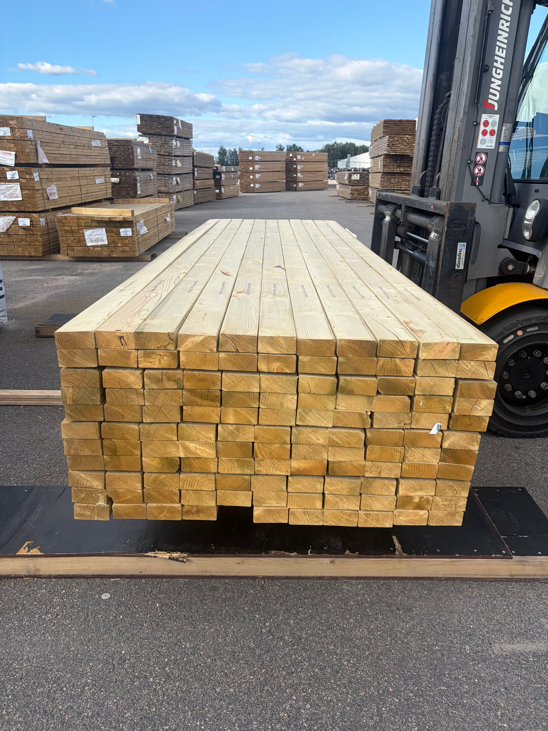 Regel 45×95 mm tryckimpregnerad C16 Gran – 3,60 m