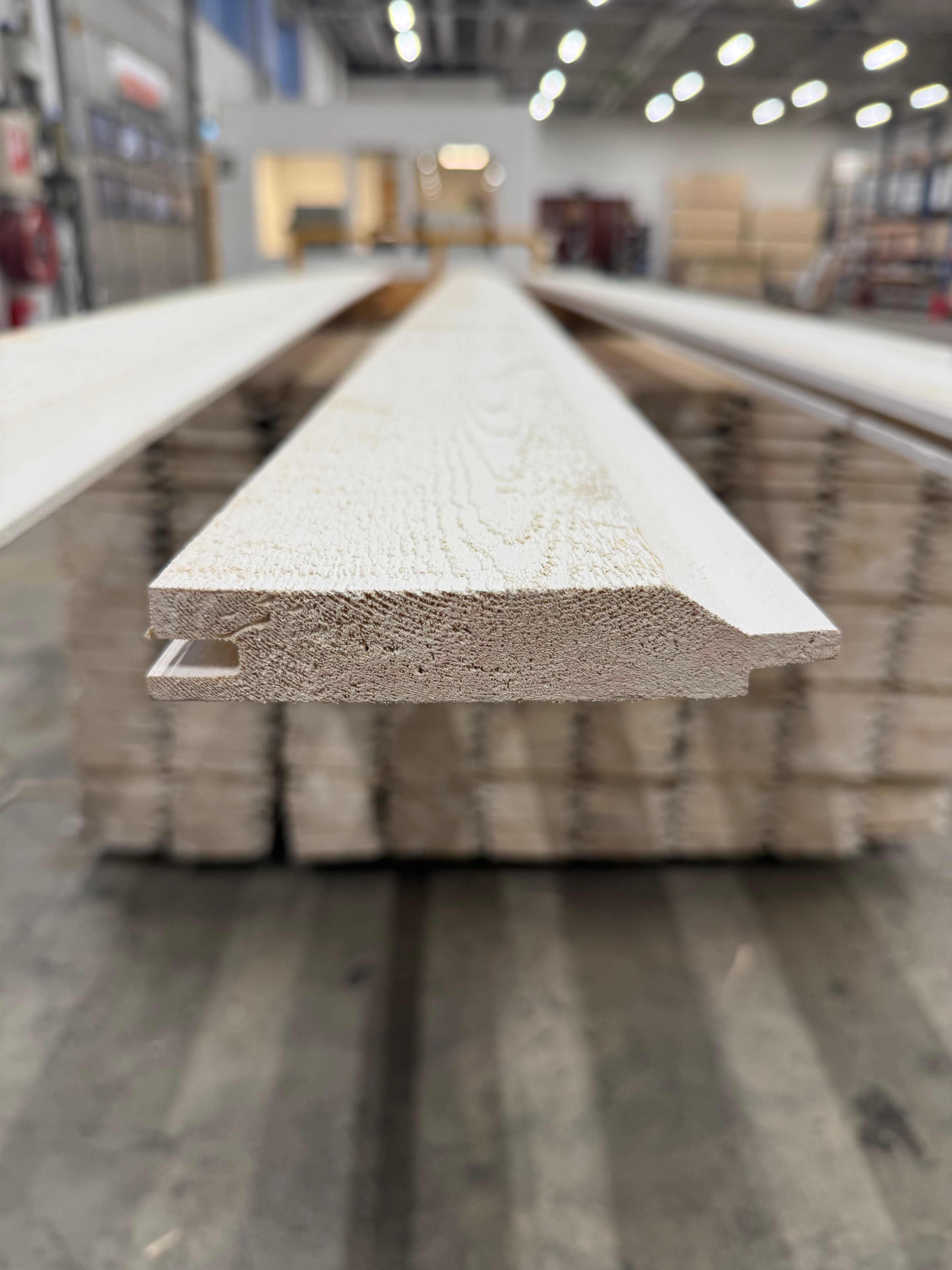 Paket Enkelfasspont 22×120 – 225 st (4.50 m) Grundmålad Vit