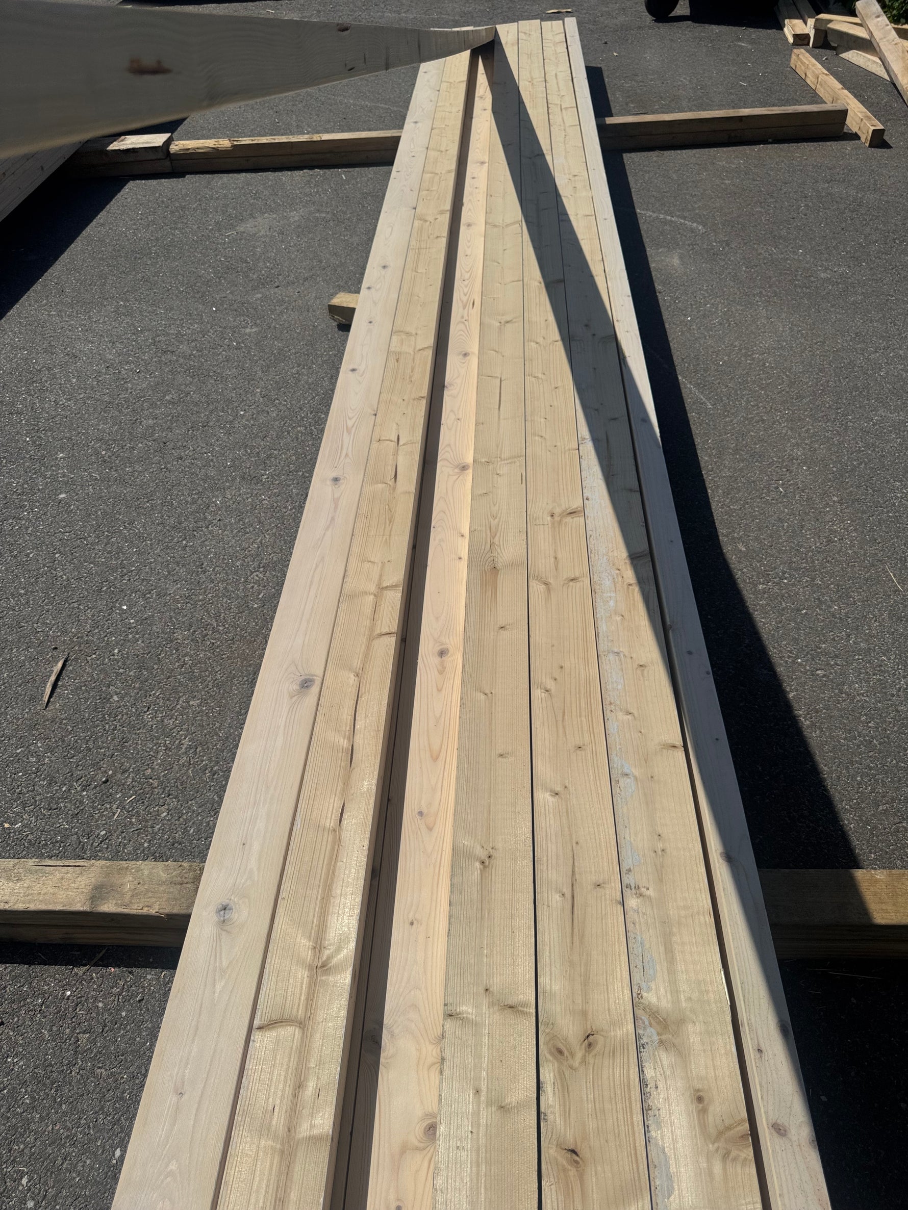 Paket Hyvlat Virke 45x95 mm, 13 st 4,80 m Vitlaserat