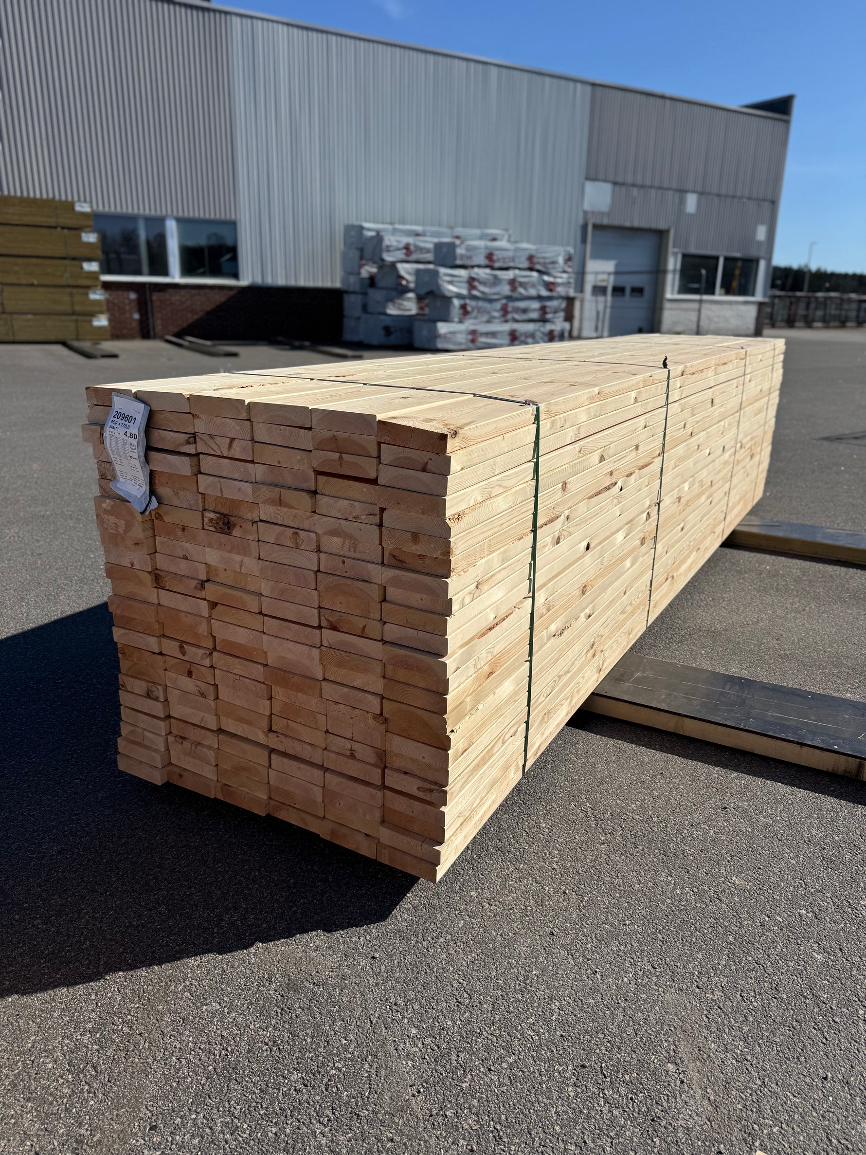 Paket Reglar 45x170 mm – 138 st (4,80 m, furu)