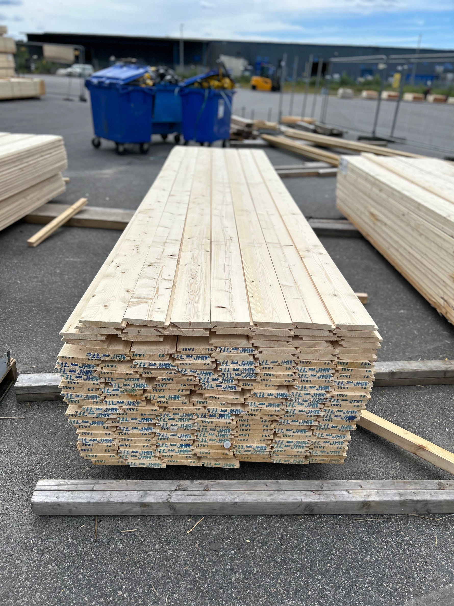 Paket Dubbelfas Halvspont 22x145mm 3.90m 175st Obehandlad