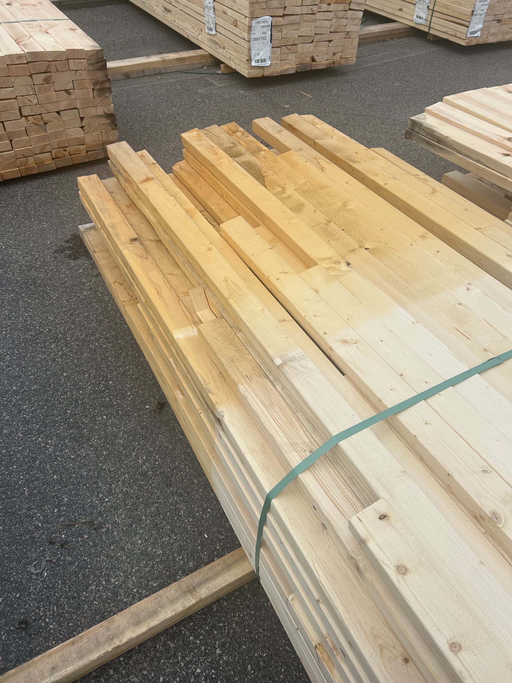 Paket Reglar 45x70mm 2,70-4,80m 192st
