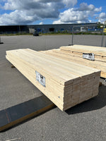 Paket Finsågade Brädor 22x195mm, 129st 4,20–5,40m (Andra sortering)