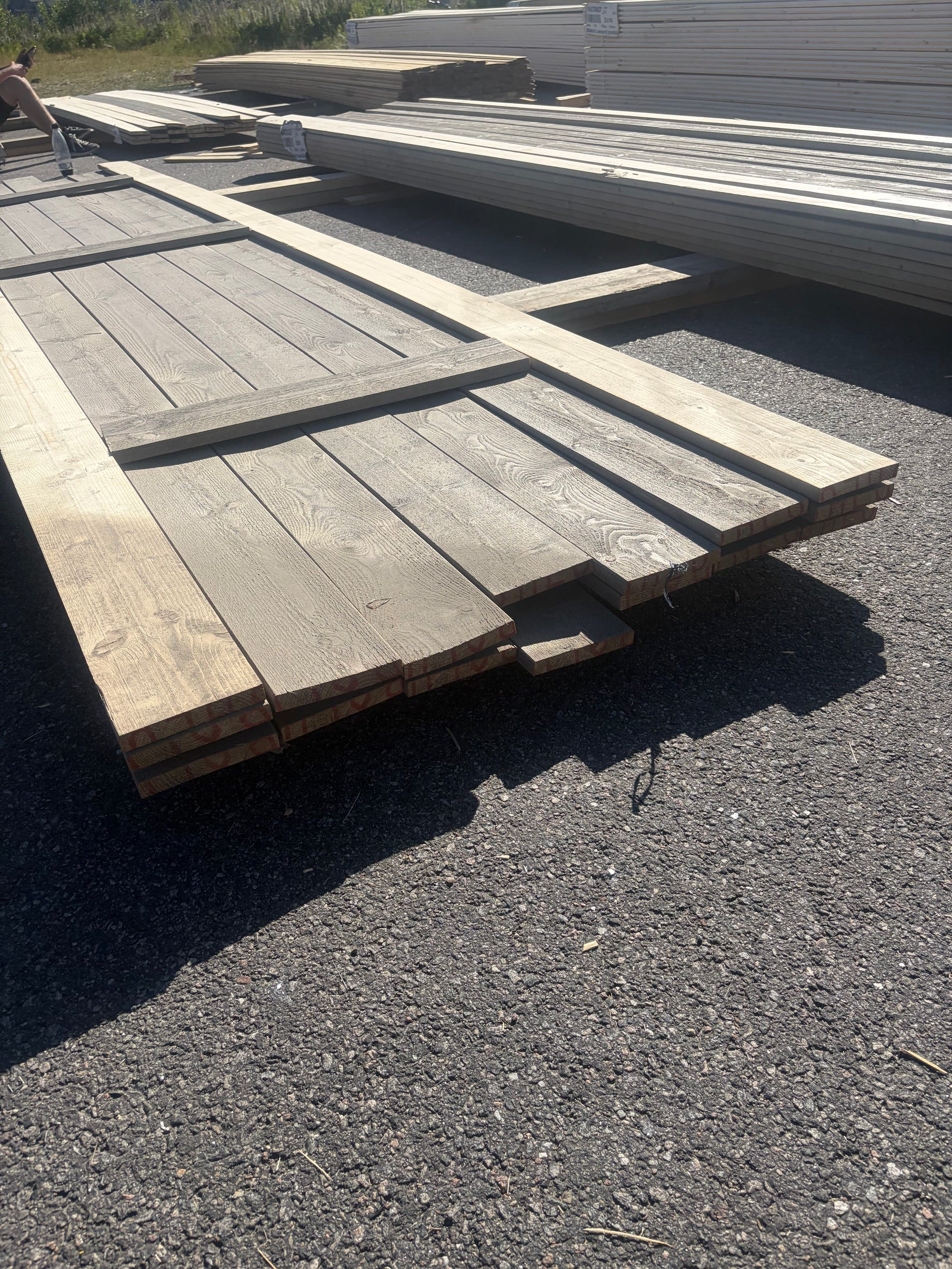 Paket Finsågade Brädor 22x145mm, 16st 4.80m Lasyr