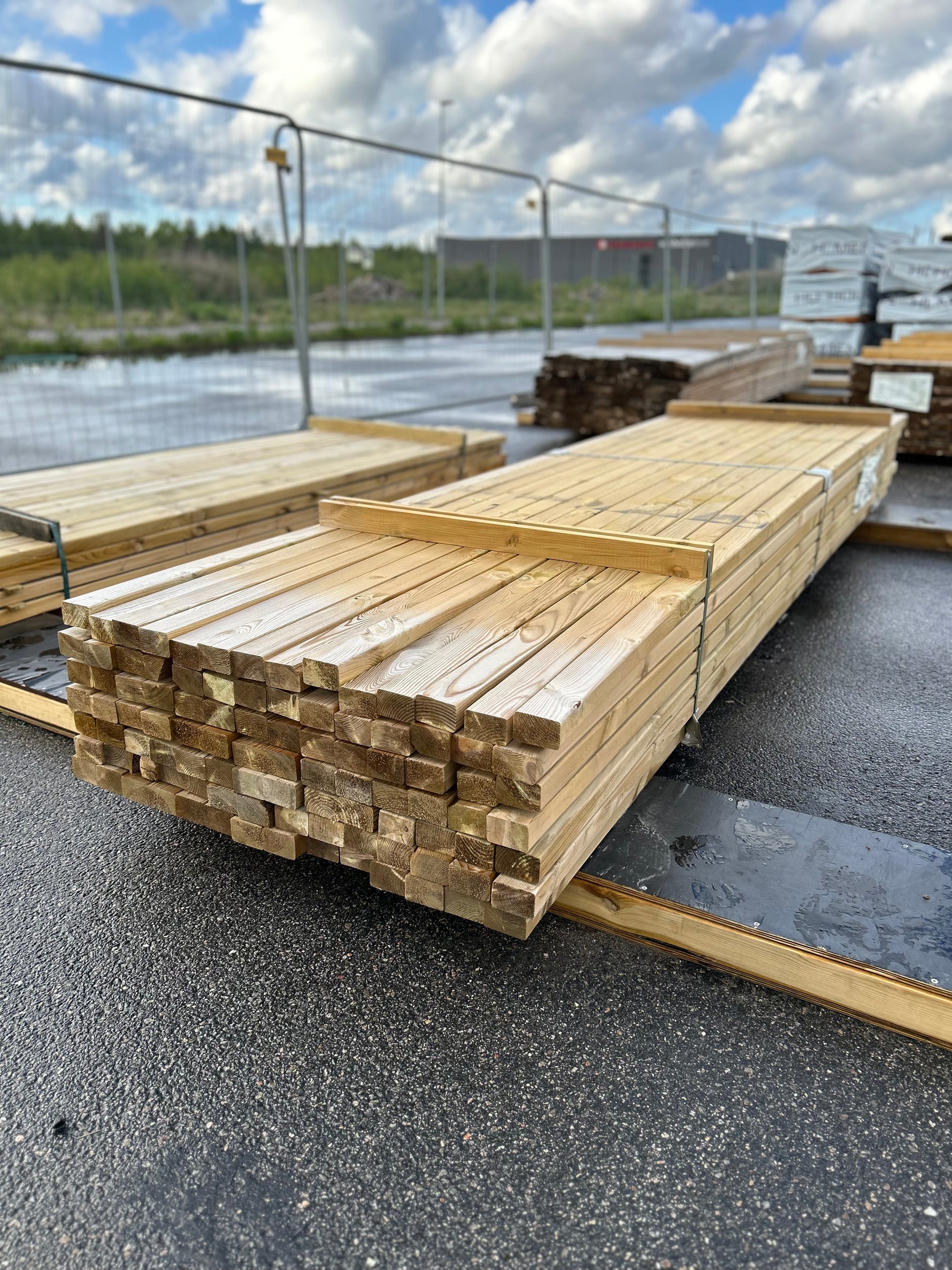 Paket Tryckimpregnerade Reglar 45x70mm, 98st 3.90m (C14)