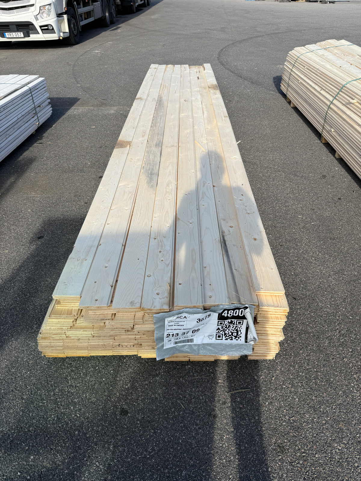 Paket Råspont 20x120mm 4,80m 158st (Andra Sortering)