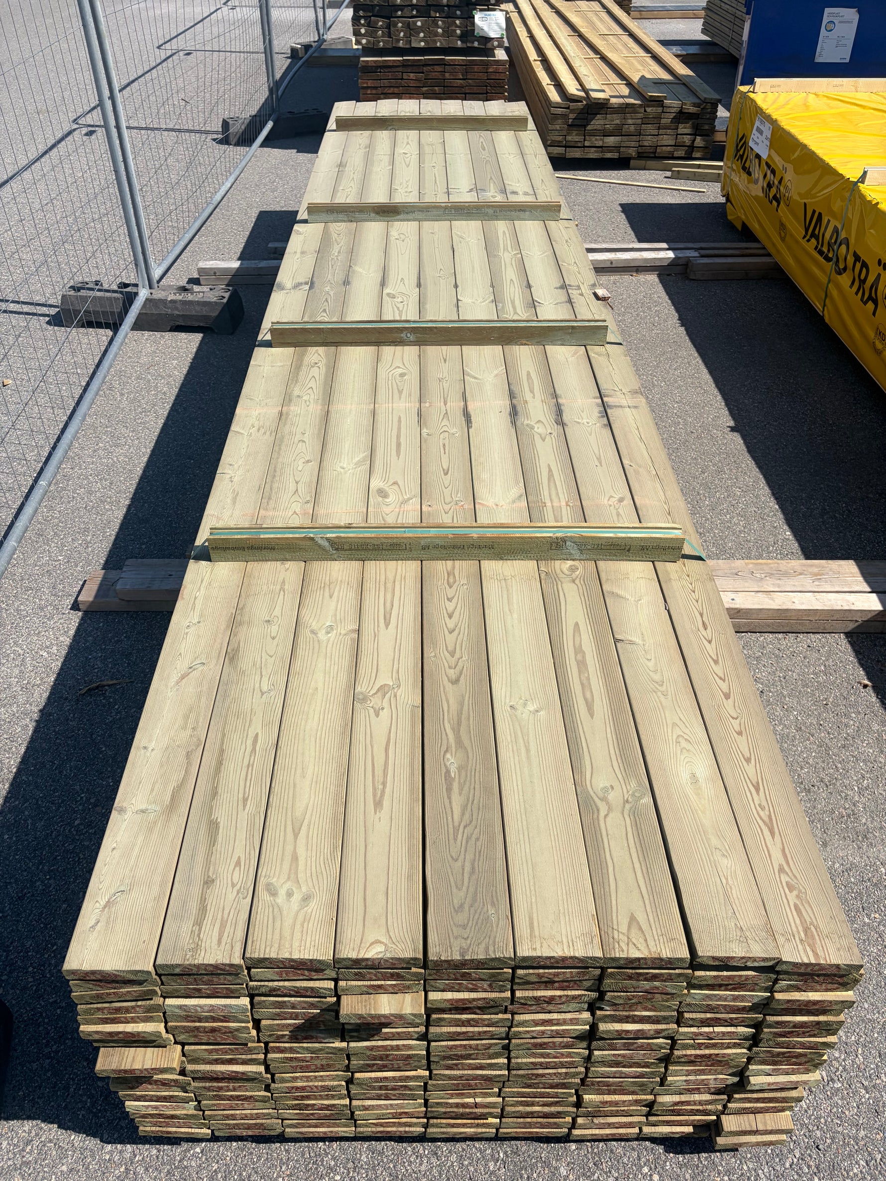 Paket Tryckimpregnerad Trall 28x120mm, 153st 5,1m