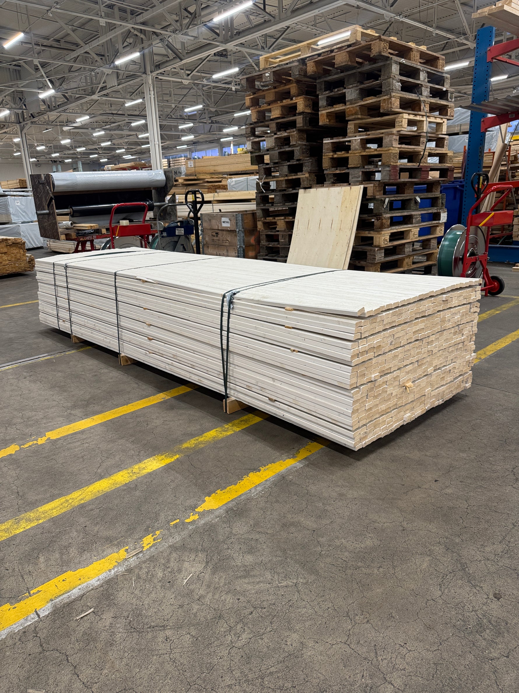 Parti Lockläkt 22x45mm, 528st 3.6m- Grundmålade