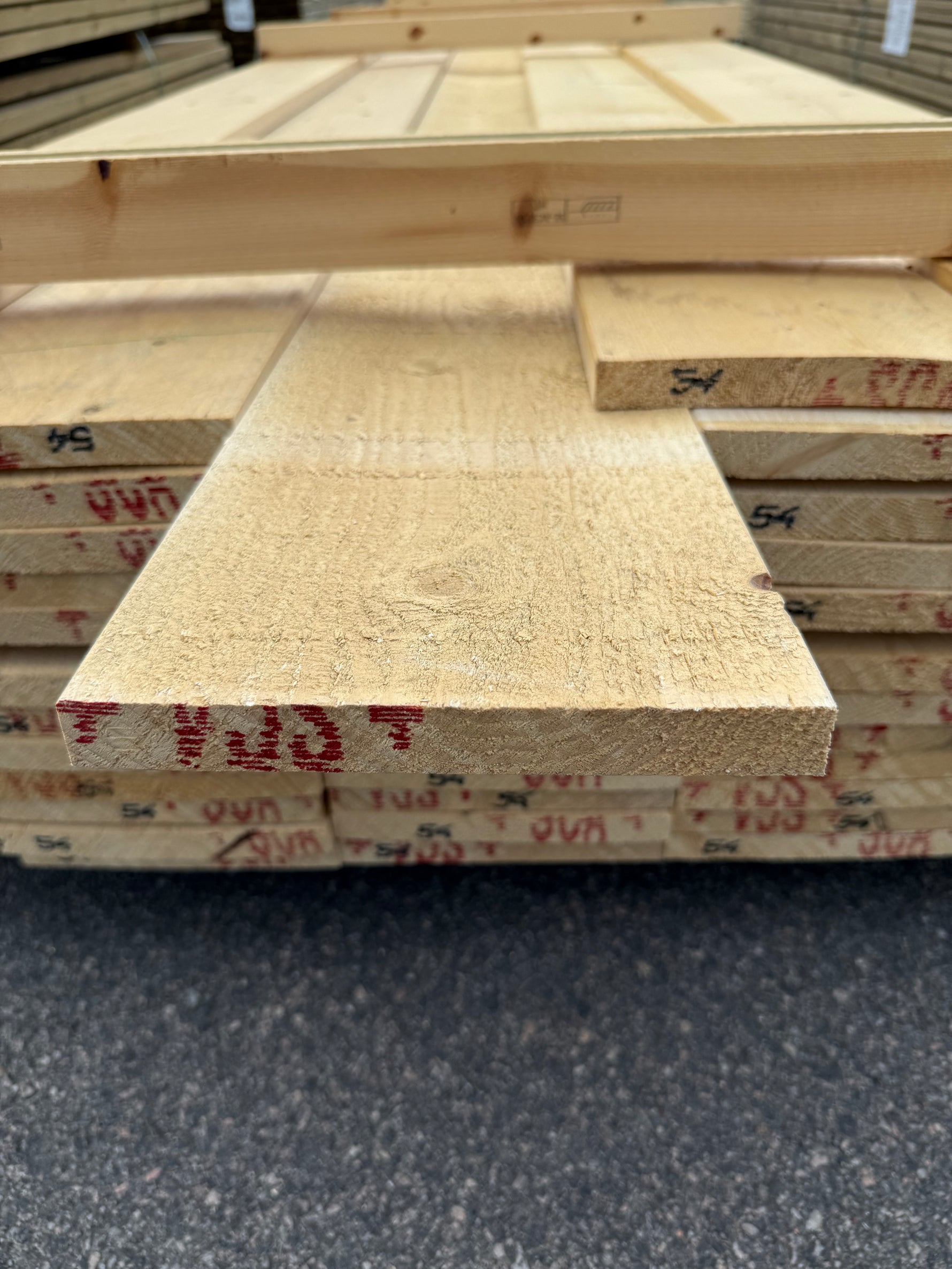 Paket Finsågade Brädor 22x195mm, 61st 5,40m (Revor)