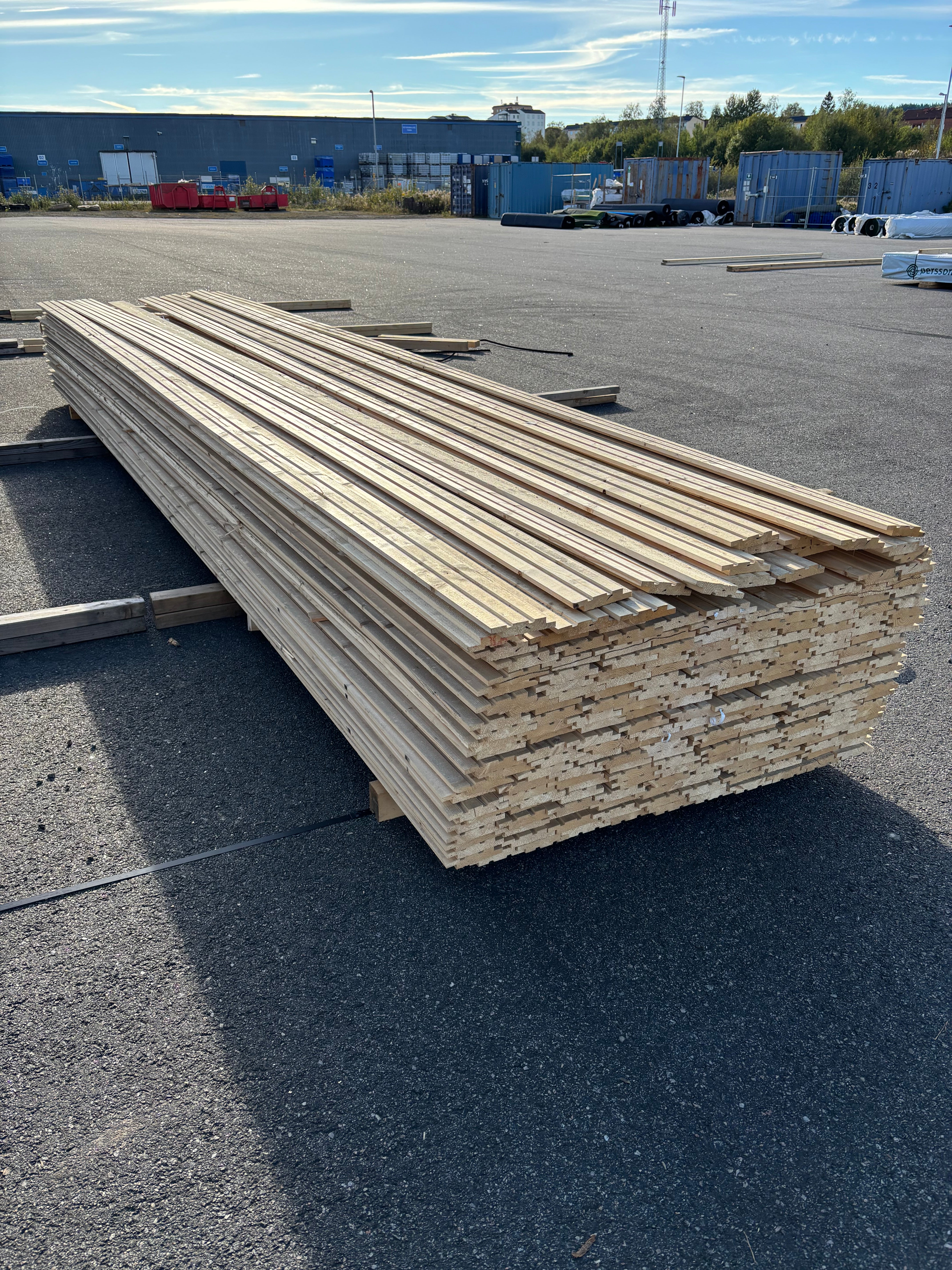 Paket Uppsala­panel 21x115mm – 224 st 5,40 m (gran, obehandlad)