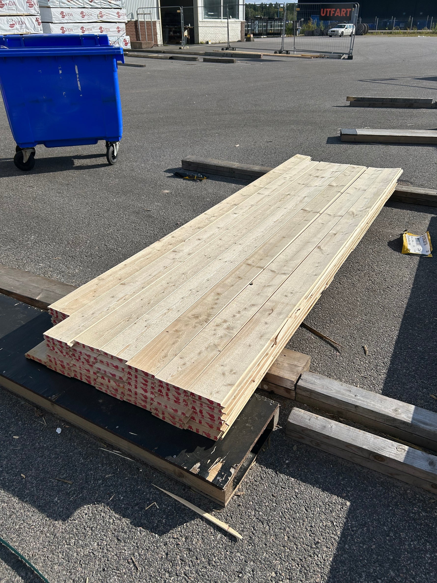 Parti Spontad Ytterpanel 22×145 mm 3,00 m 49 st Gran