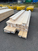 Parti Massivt Furugolv Borstad Ljusgrå Ekonomi 25x160 mm – 51,92 m²