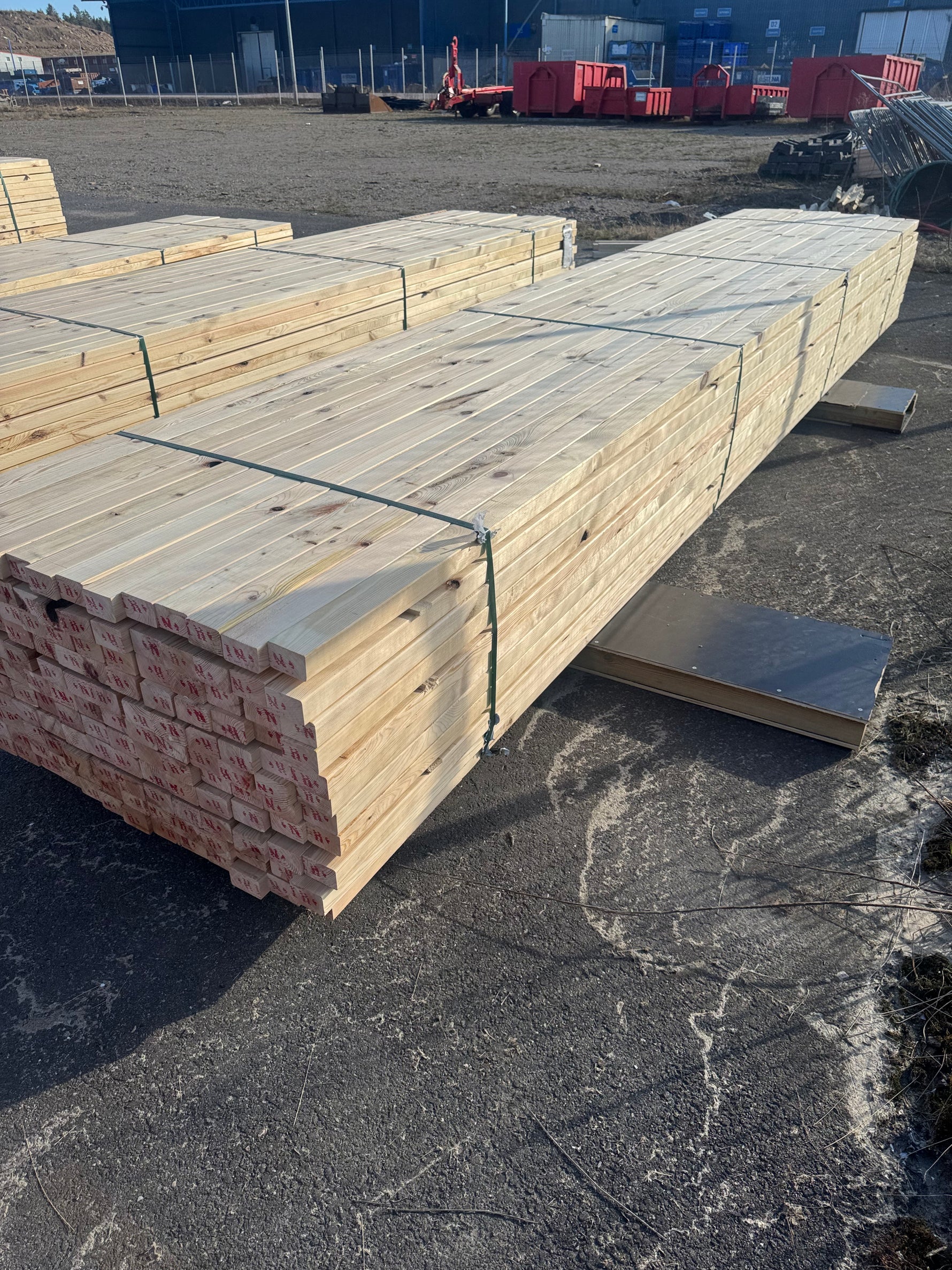 Paket Reglar 48x73 mm – 154 st (5,40 m, furu)