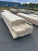 Paket Spårpanel 22x120 mm – 3,60–4,20 m (Andra sortering)