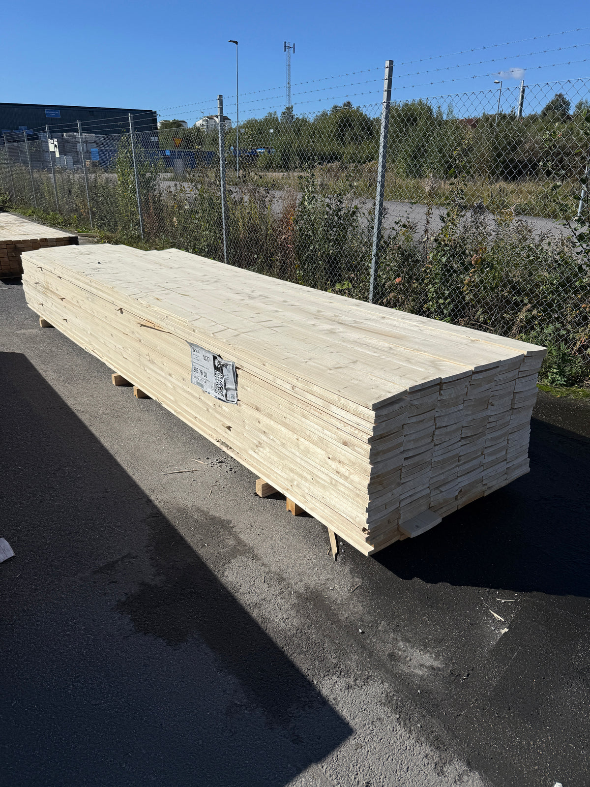 Paket Finsågade Brädor 22x170mm 3,60–4,80m 156st (Andra Sortering)