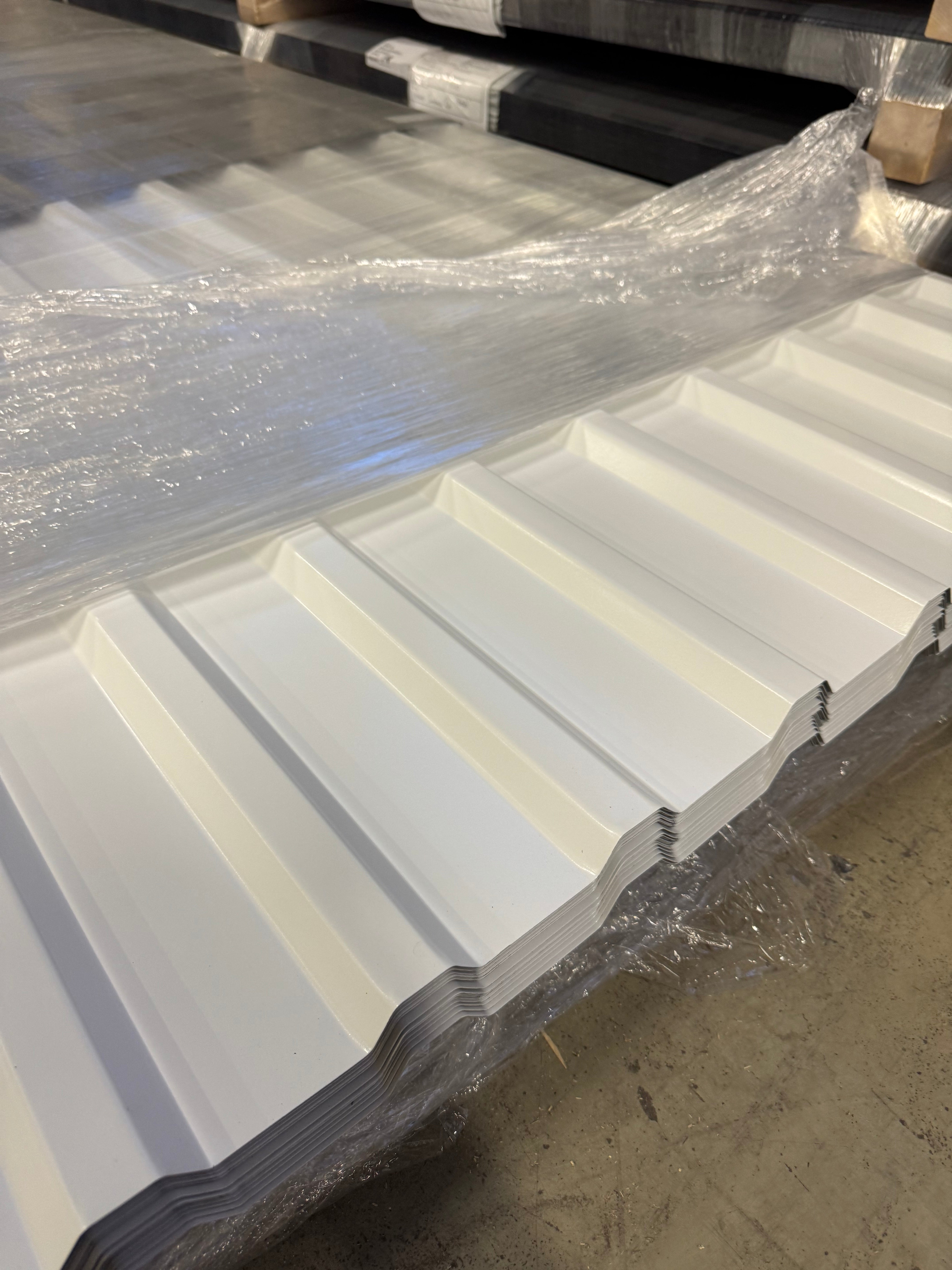 Paket Takplåt TP 21 VIT – B-sortering 173,88 kvm