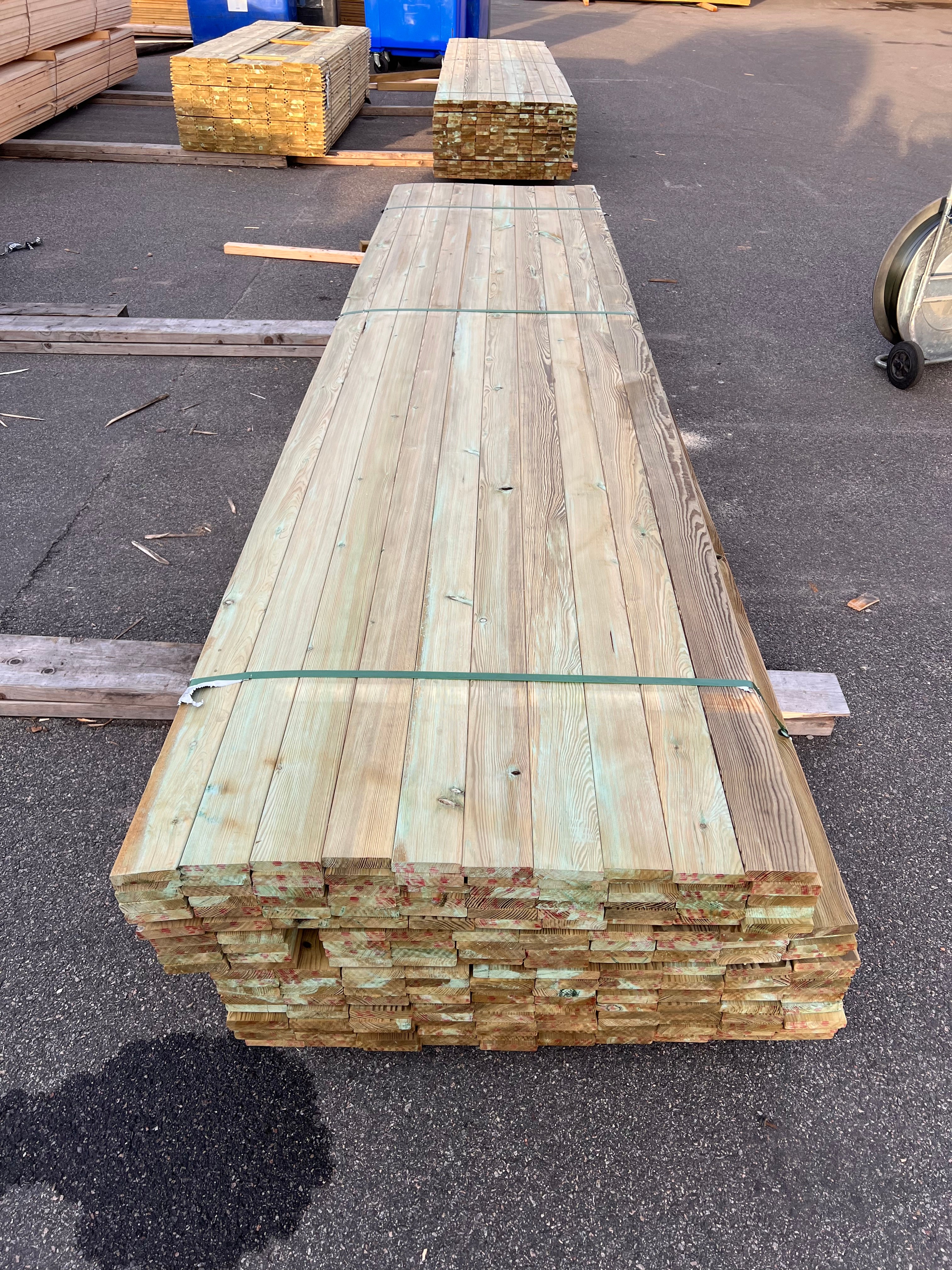 Paket Trall 22x95mm – 210 st 4.20m Tryckimpregnerad B-sort