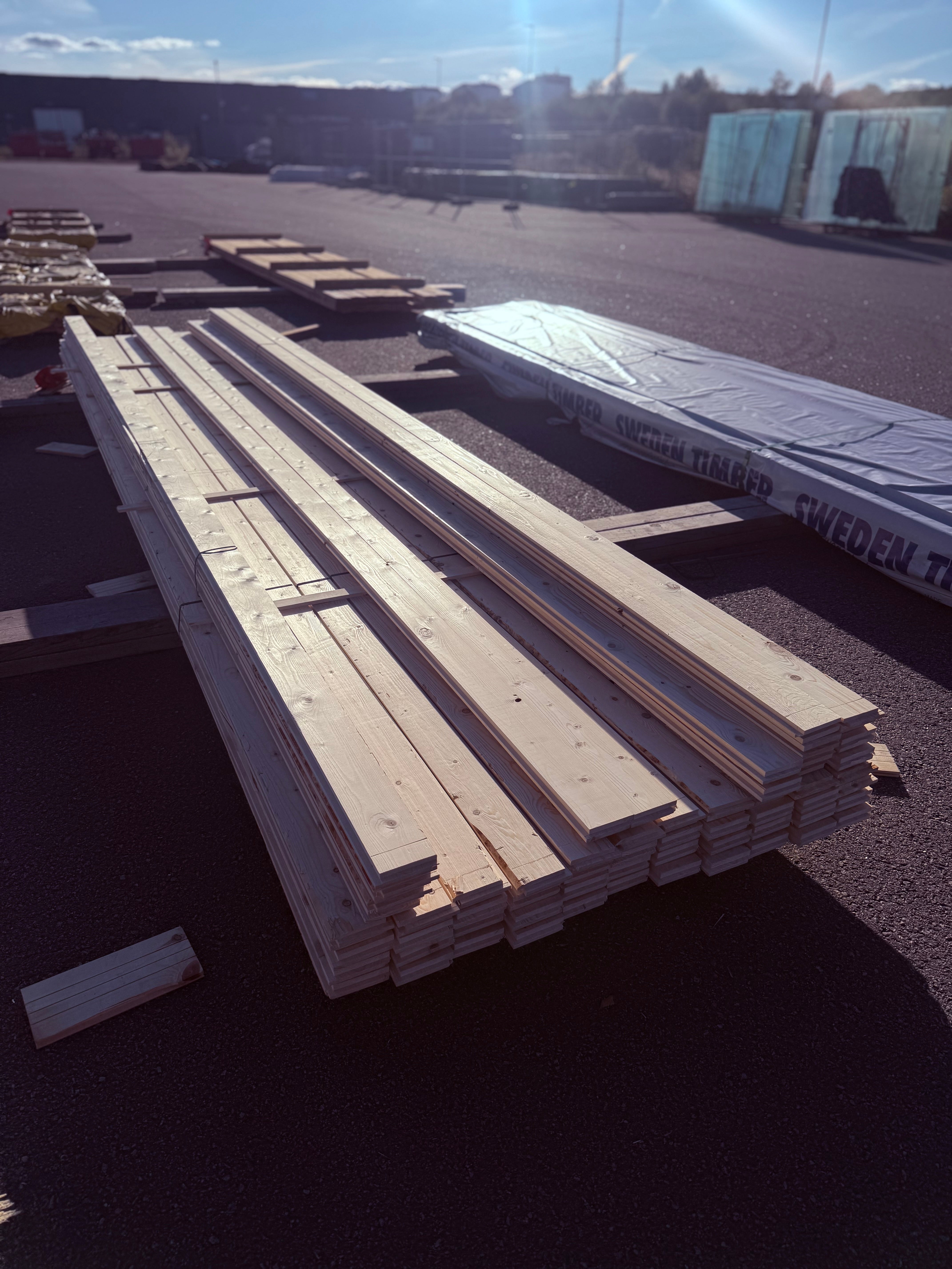 Paket Slätspont 28x95 – 60 st (4,80 m, gran)