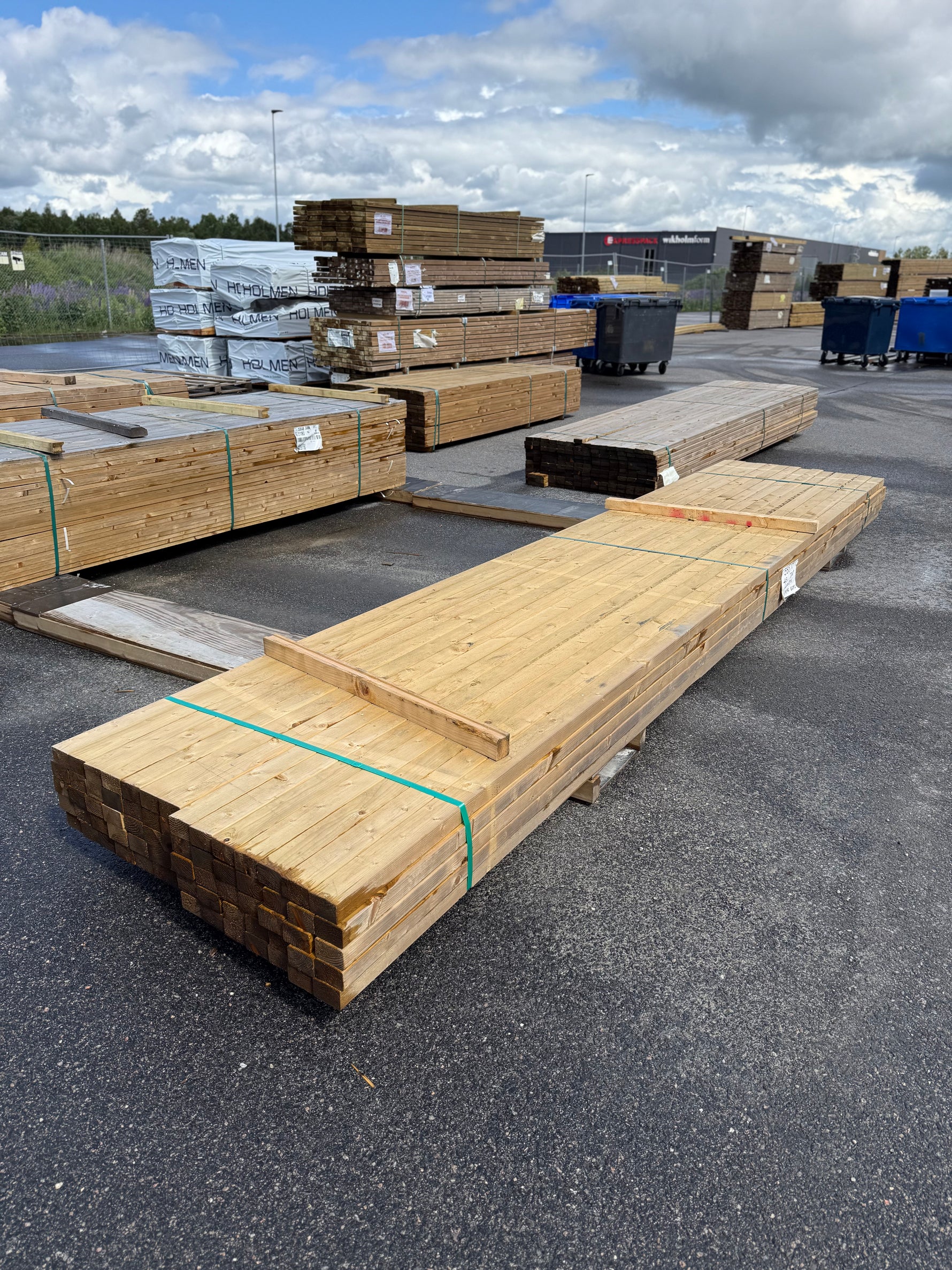 Paket Tryckimpregnerade Reglar 44x70mm 70st 4,80m