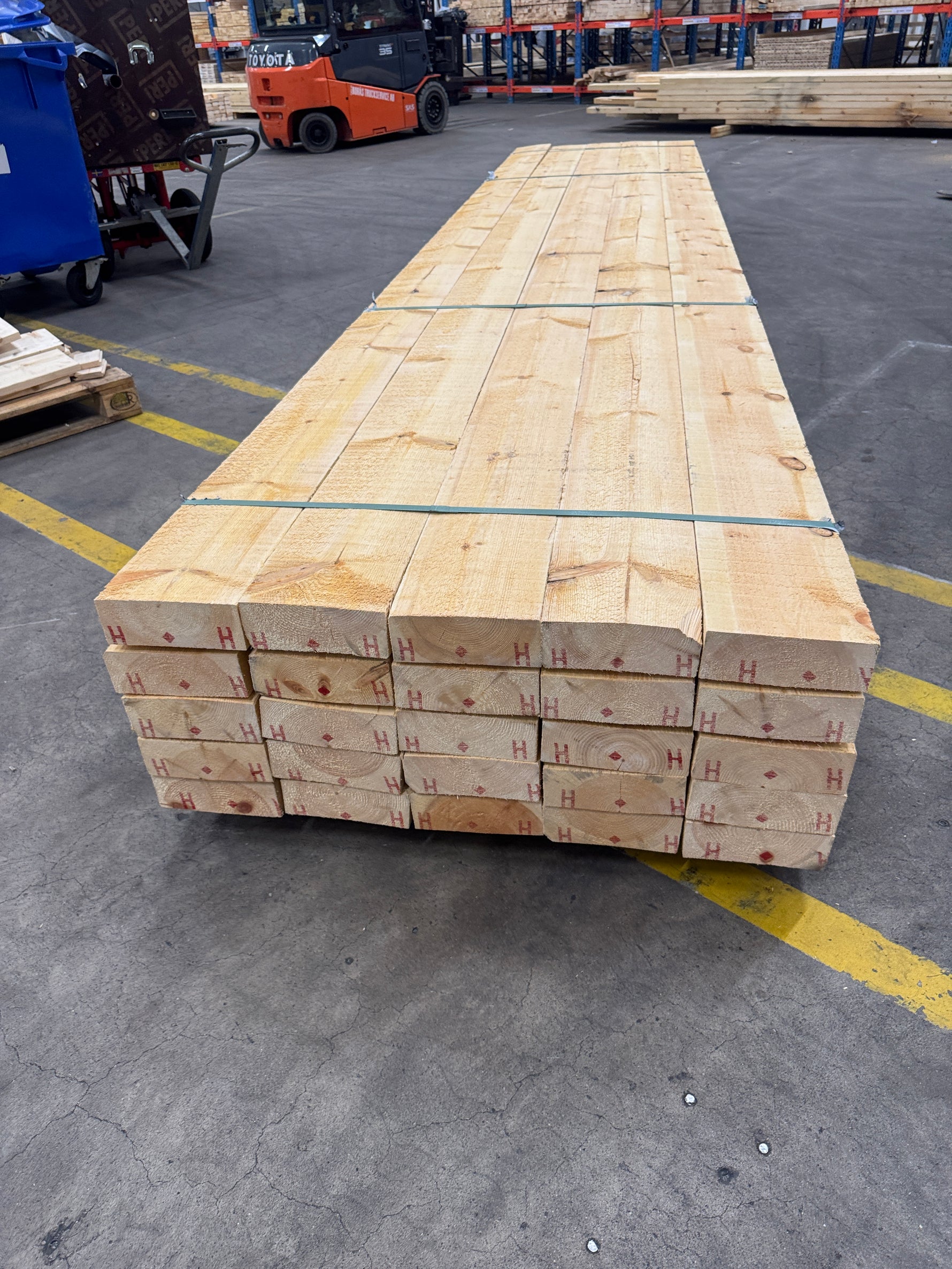Paket Ohyvlade Reglar 50x147mm (3.60-5.40m) 56st- Furu