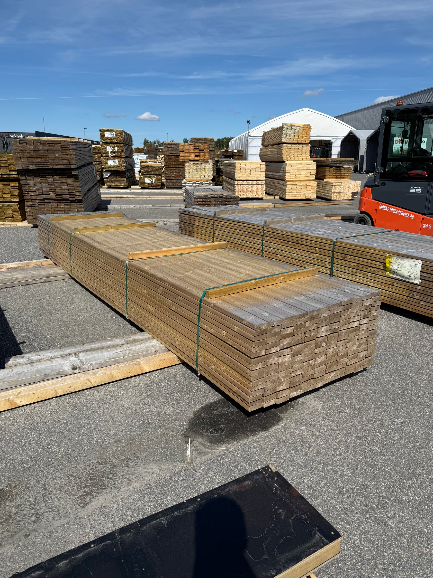 Paket Tryckimpregnerad Trall 28x95mm, 176st 4.80m
